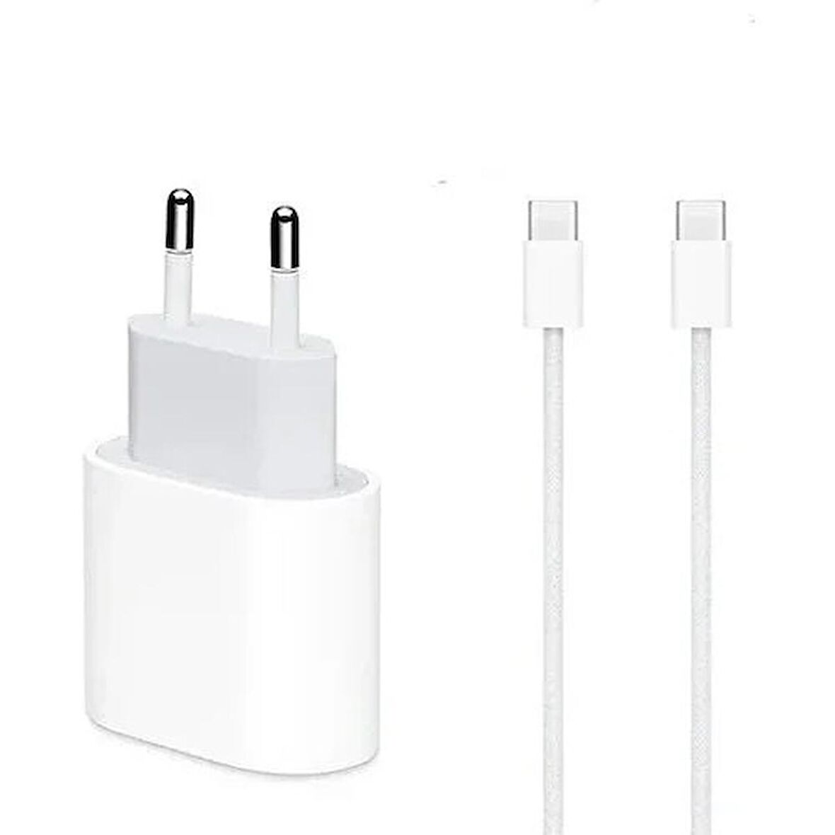 iPhone 15-15 Plus-15 Pro-15 Pro Max Serilerle Uyumlu 20W Hızlı Şarj Aleti Adaptör Kablo 15 Serisi