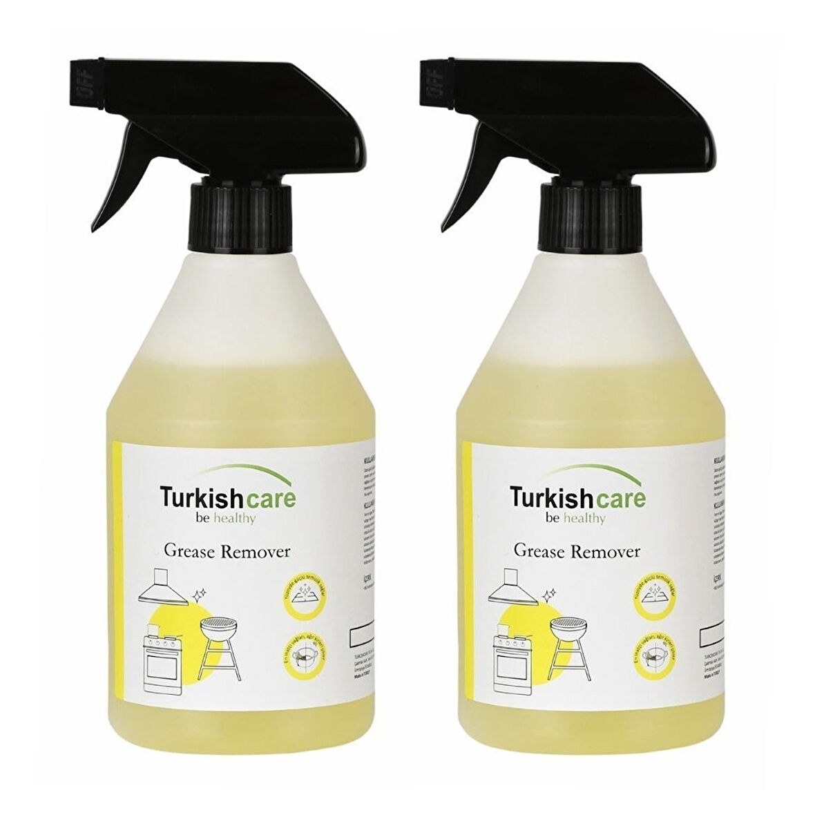 Turkishcare Ağır Leke ve Yağ Sökücü Sprey 500 ml 2 li