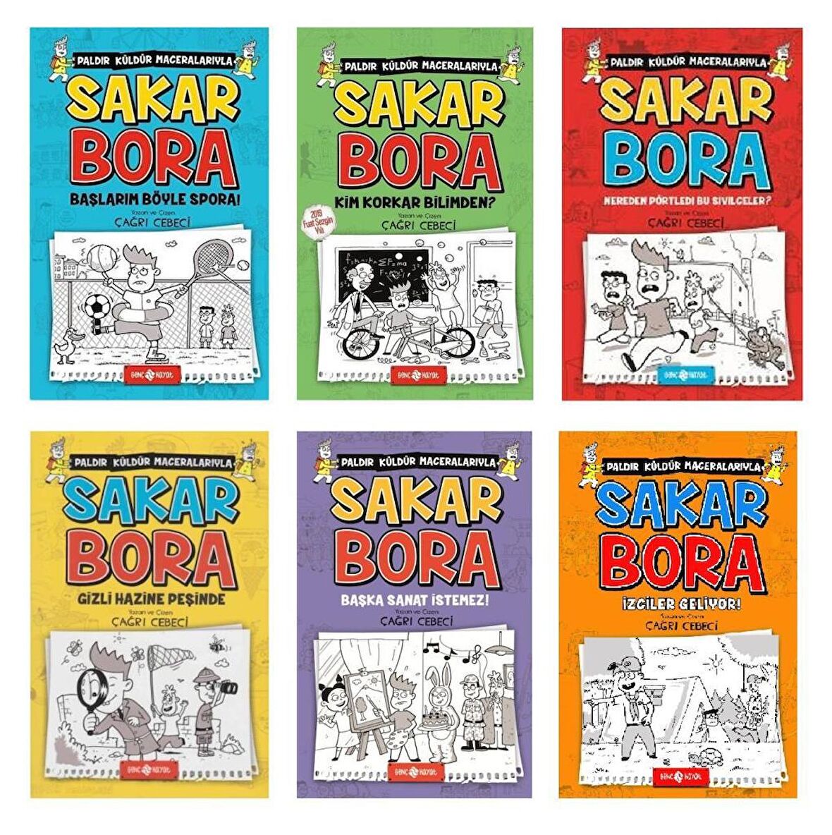 Çağrı Cebeci Sakar Bora Seti (6 Kitap)