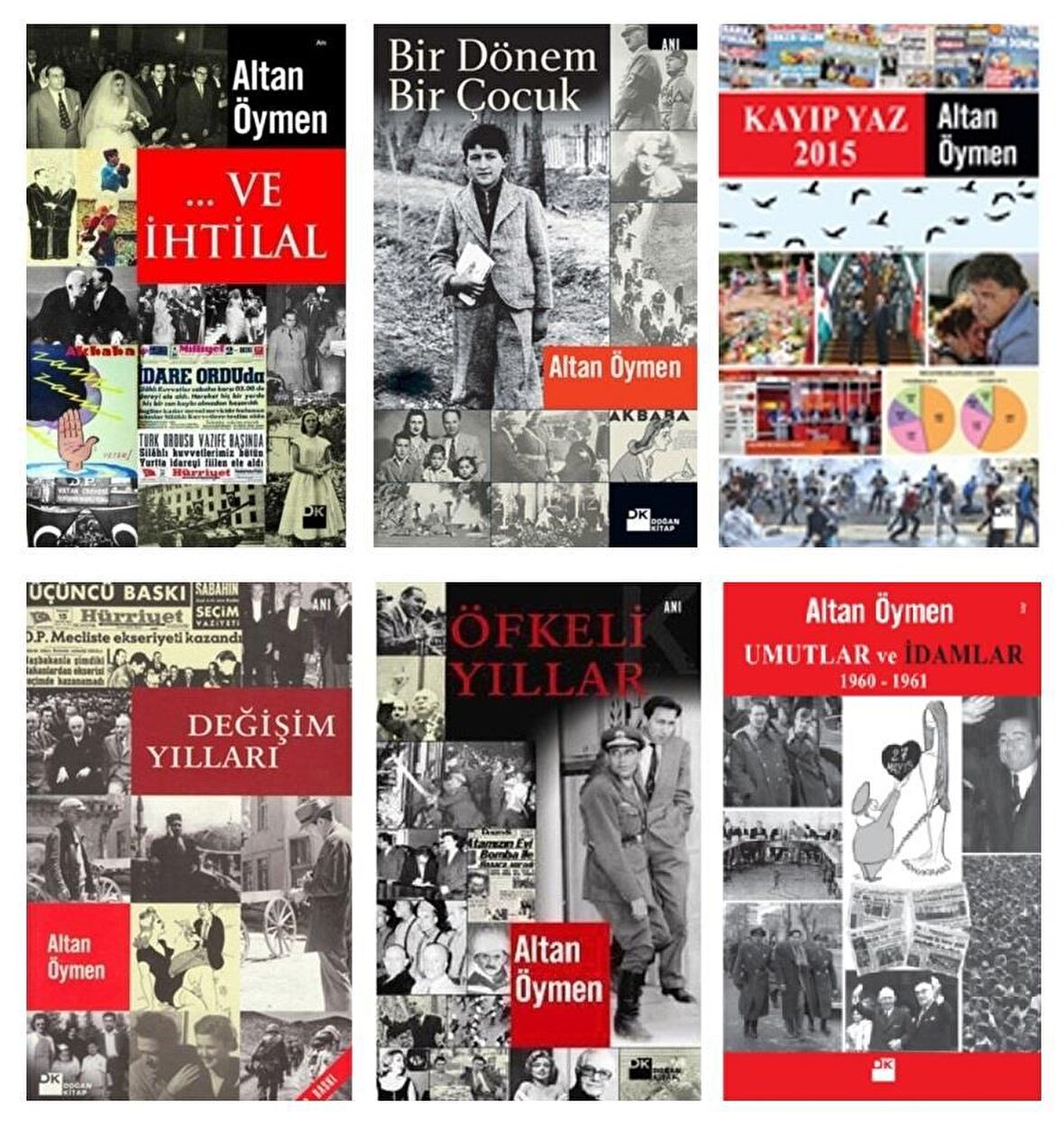 Altan Öymen 6 Kitap TAM SET
