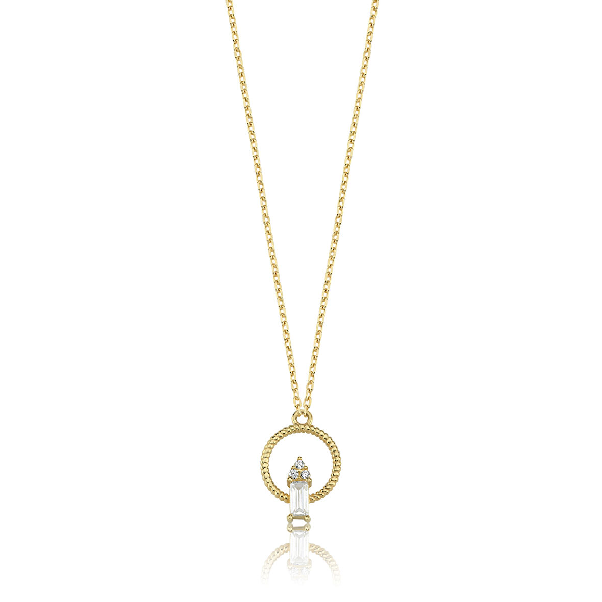 Burgu Halka Baget Kolye