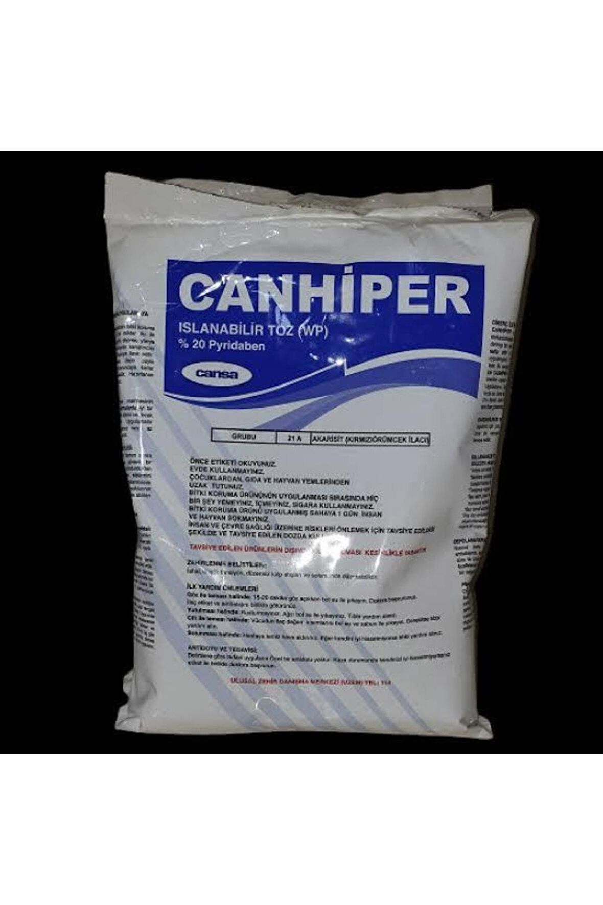 Canhiper 500 gr  Bit, Kene, Pire, Kırmızı Örümcek Ilacı Haşere Ilacı Hayvan Biti Ilacı Kedi, Köpek Biti