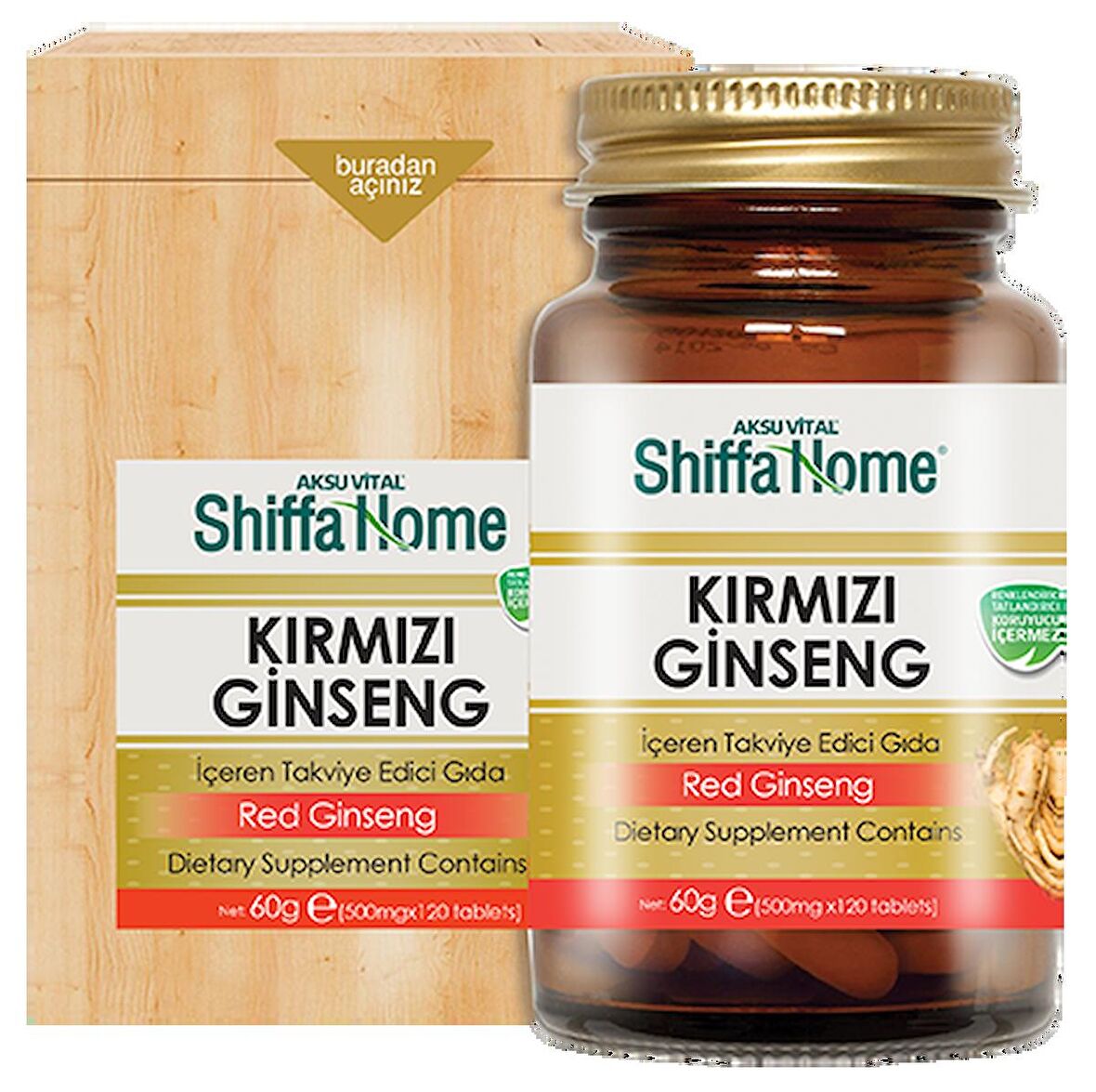 Shiffa Home Kırmızı Ginseng Tablet 120 Adet