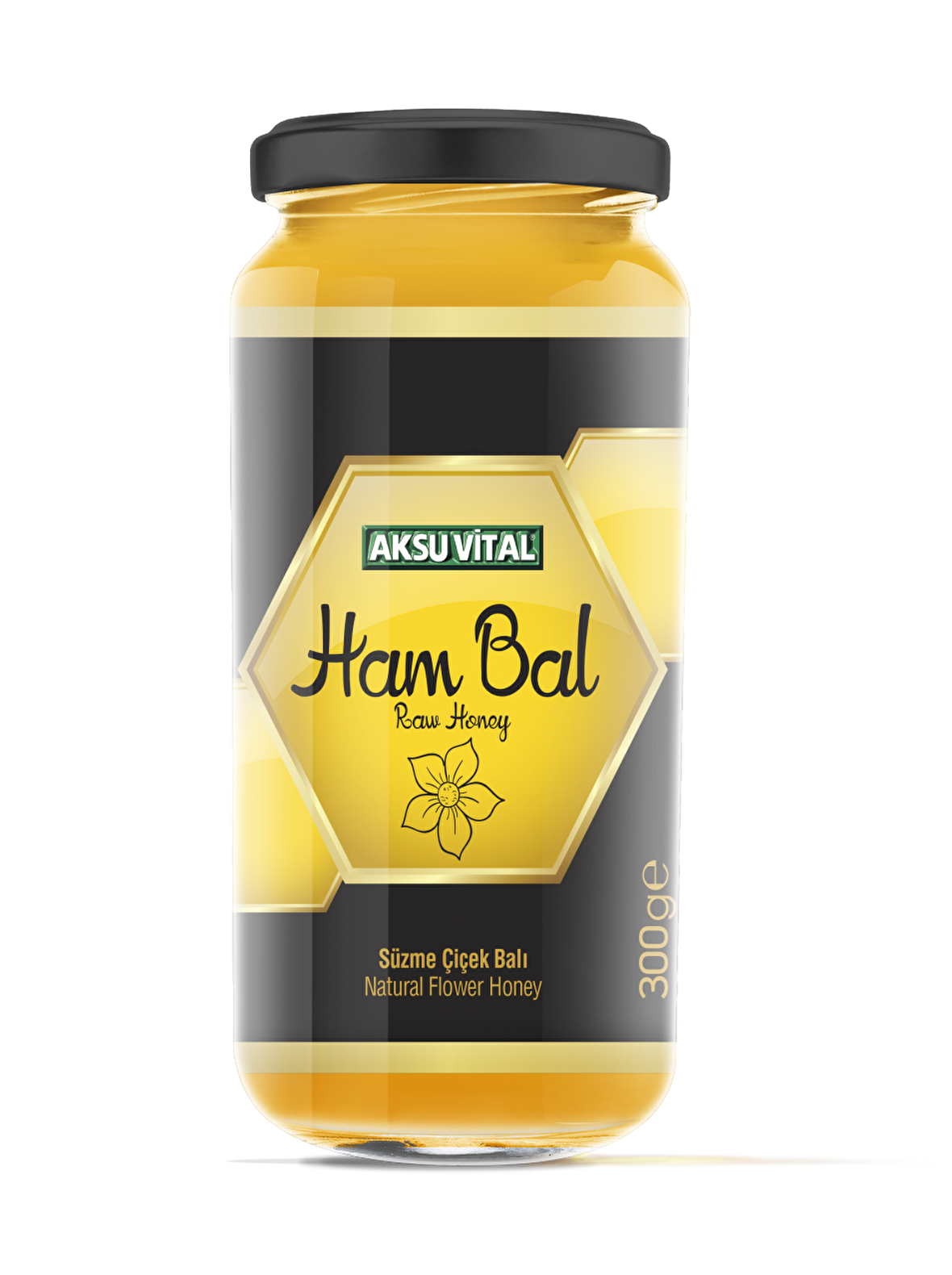 Aksuvital Ham Bal Süzme Çiçek Balı 300 gr