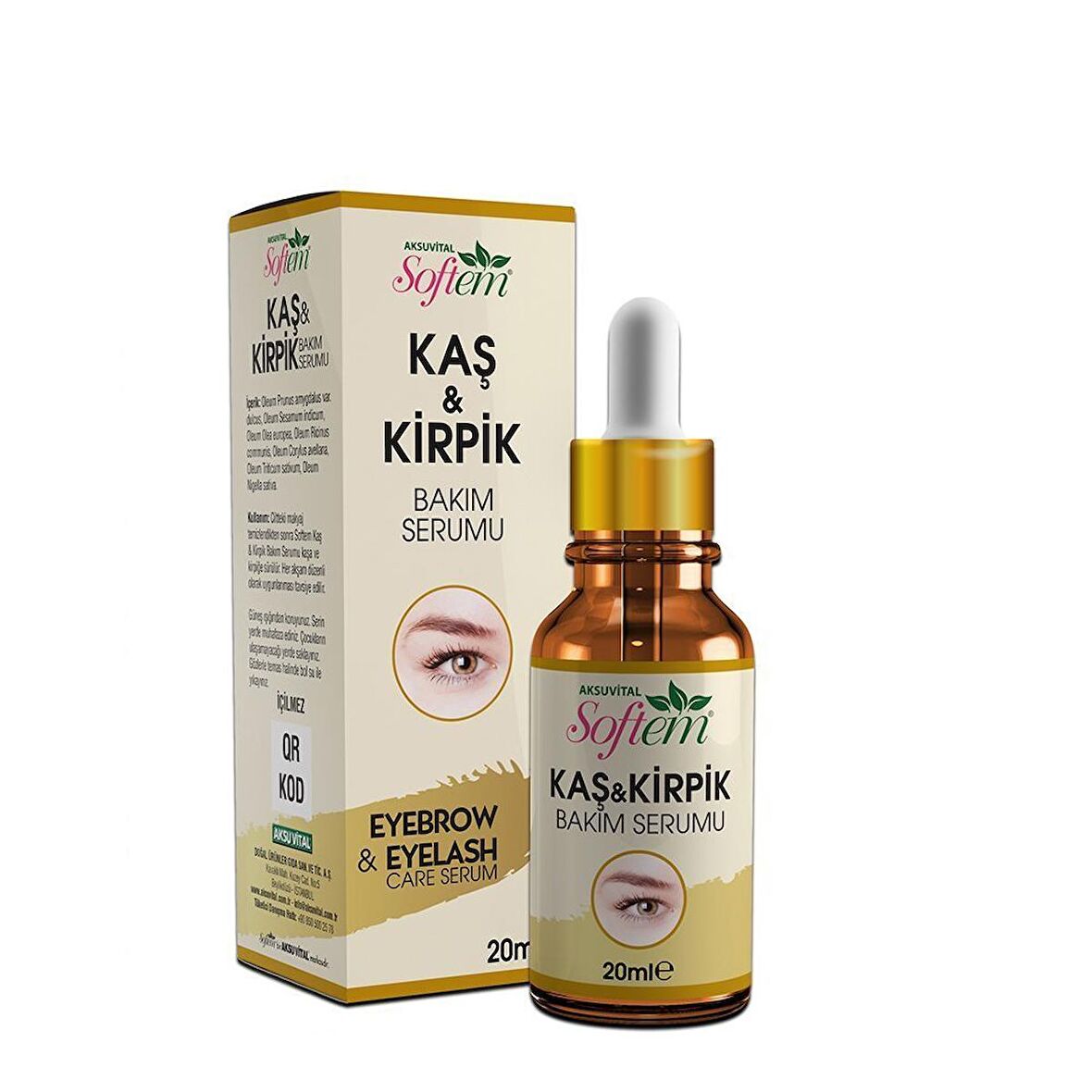 Softem Kaş Kirpik Bakım Serumu 20 ml