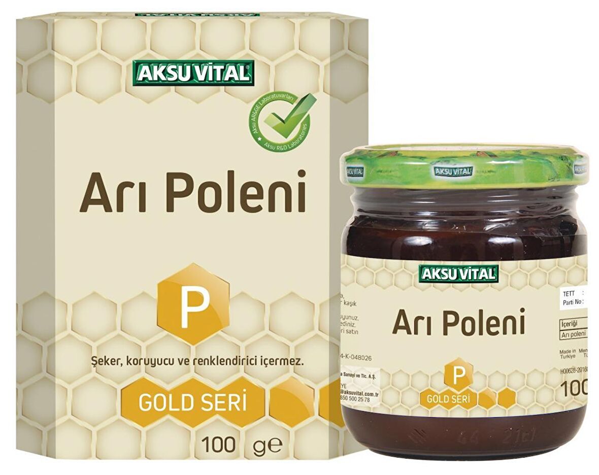 Aksuvital Saf Arı Poleni 100 gr