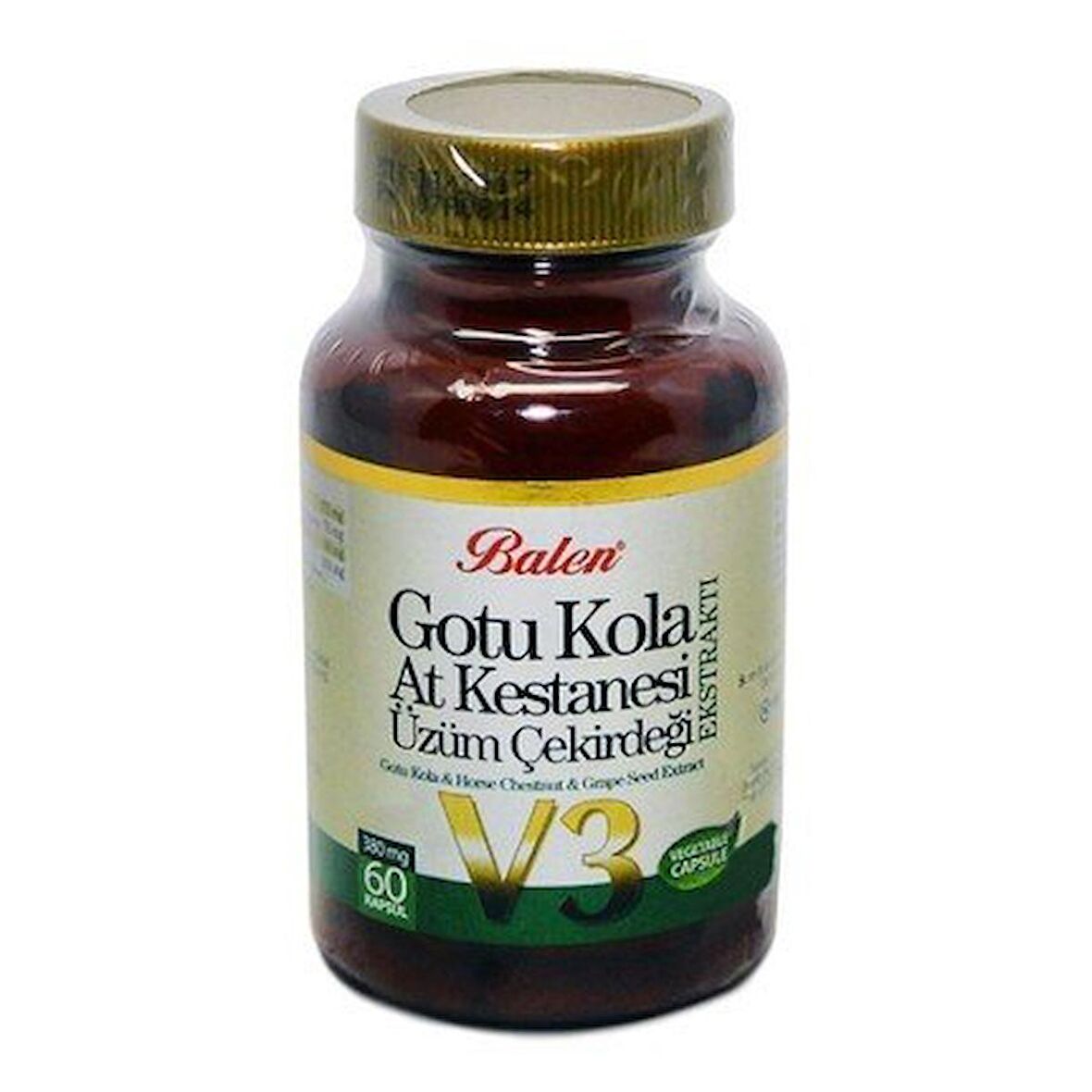 Balen Gotu Kola At Kestanesi Üzüm Çekirdeği Kapsül 60 Adet