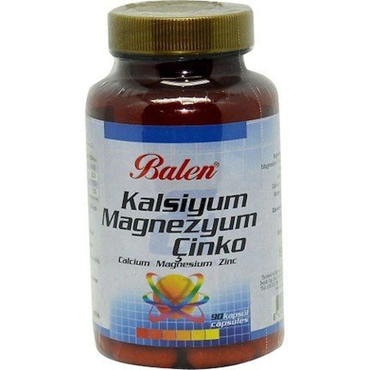 Balen Kalsiyum Magnezyum Çinko Kapsül 90 Adet