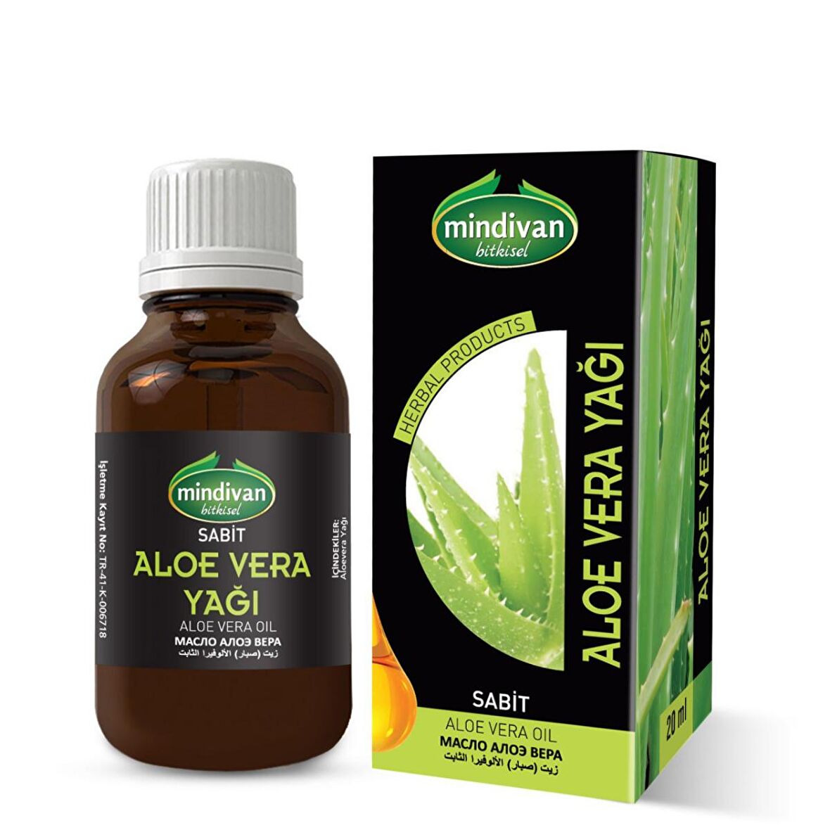 Mindivan Aloe Vera Yağı 20 ml