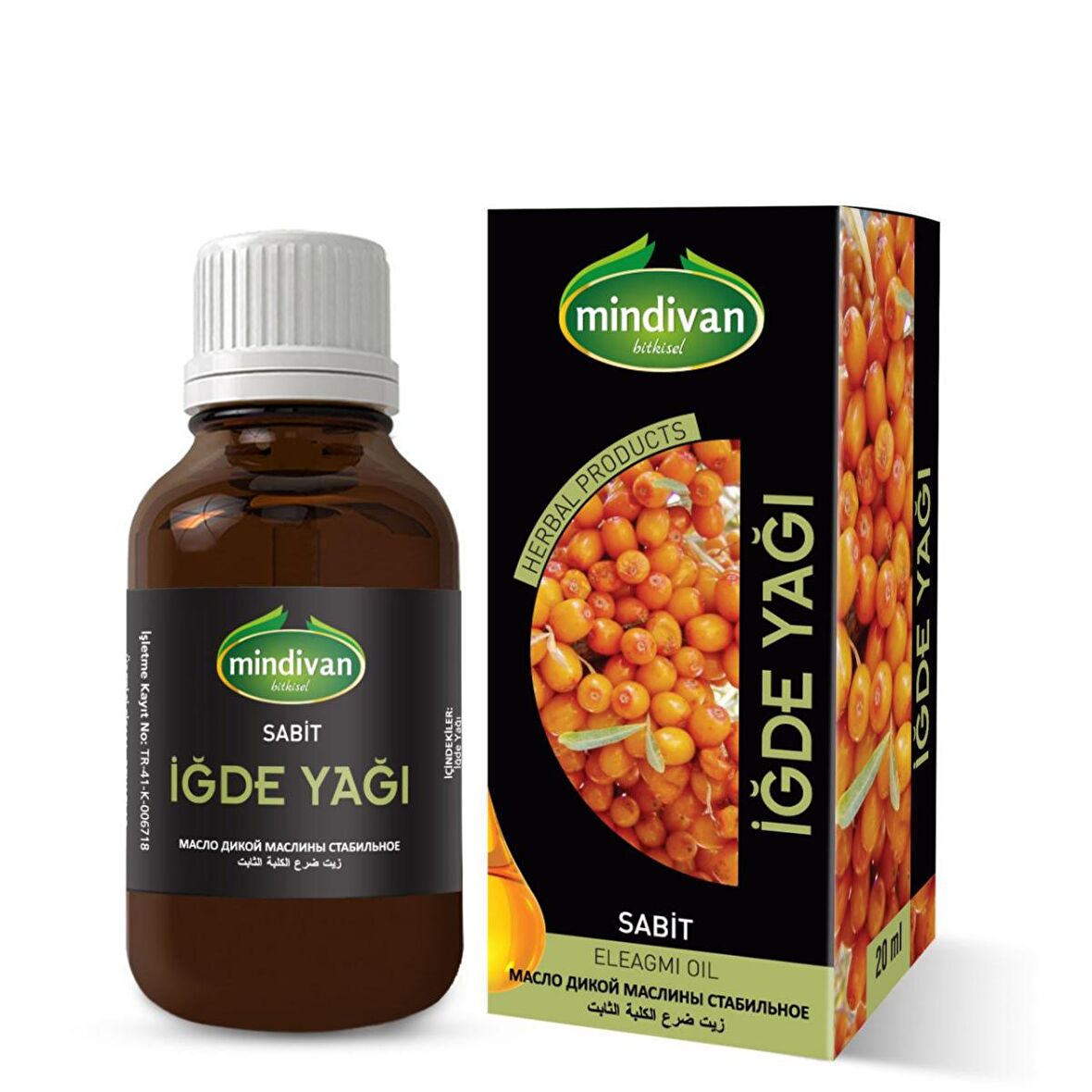 Mindivan İğde Yağı 20 ml