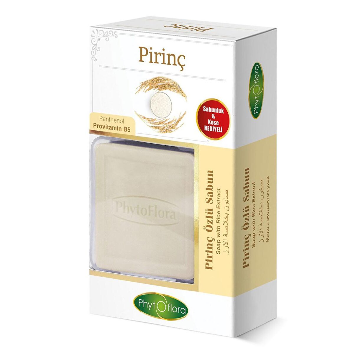 Mindivan Phyto Flora Pirinç Özlü Sabun 130 gr