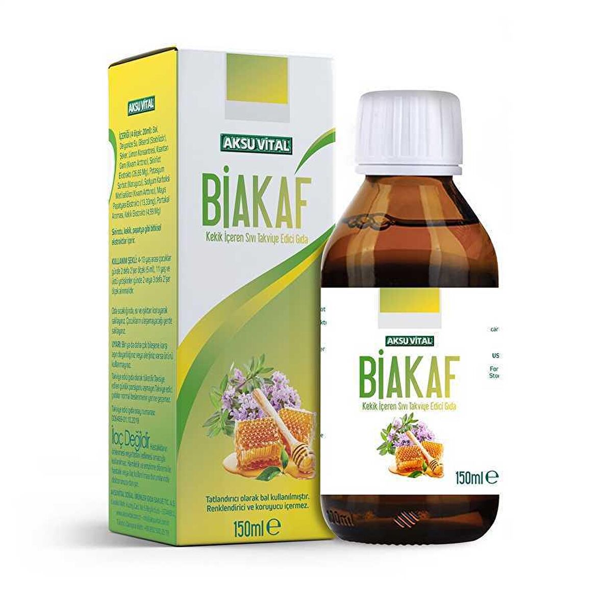 Aksuvital Biakaf Şurup 150 ml