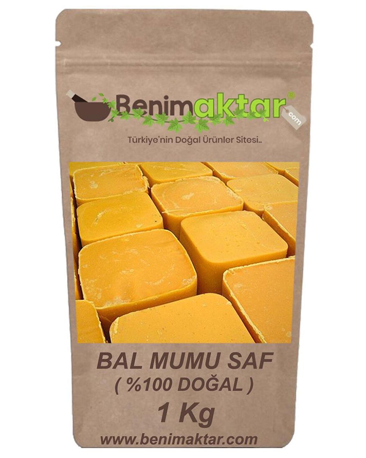BenimAktar Bal Mumu Saf 1 Kg