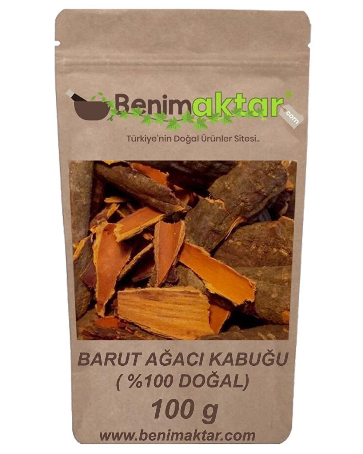 BenimAktar Barut Ağacı Kabuğu 100 Gr