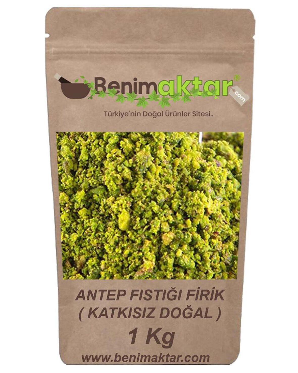 BenimAktar Antep Fıstığı İçi Toz Firik Fıstık 1 Kg