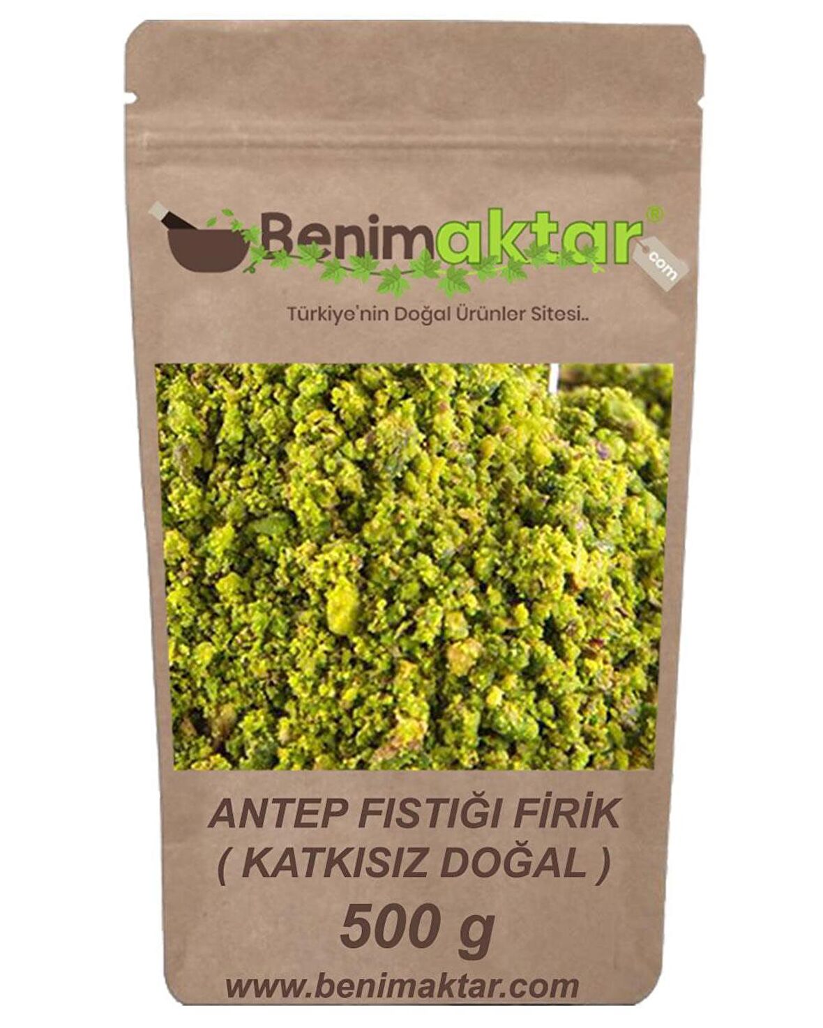 BenimAktar Antep Fıstığı İçi Toz Firik Fıstık 500 Gr
