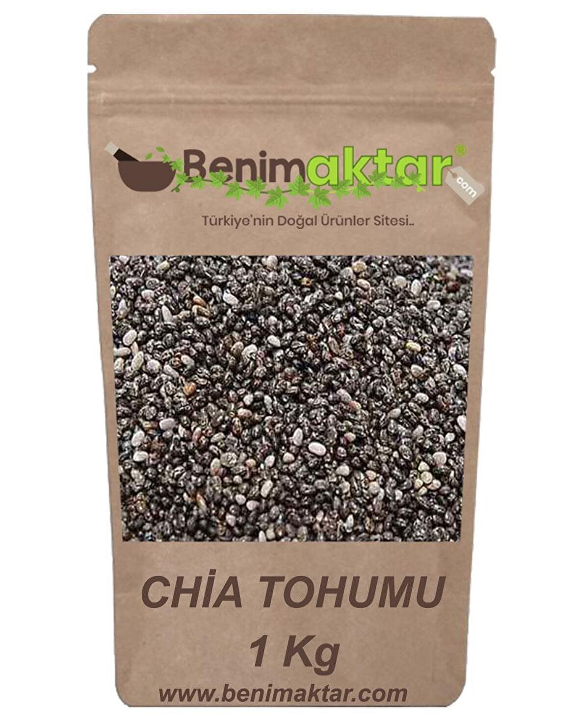 BenimAktar Chia Tohumu Dökme 1.Kalite 1 Kg