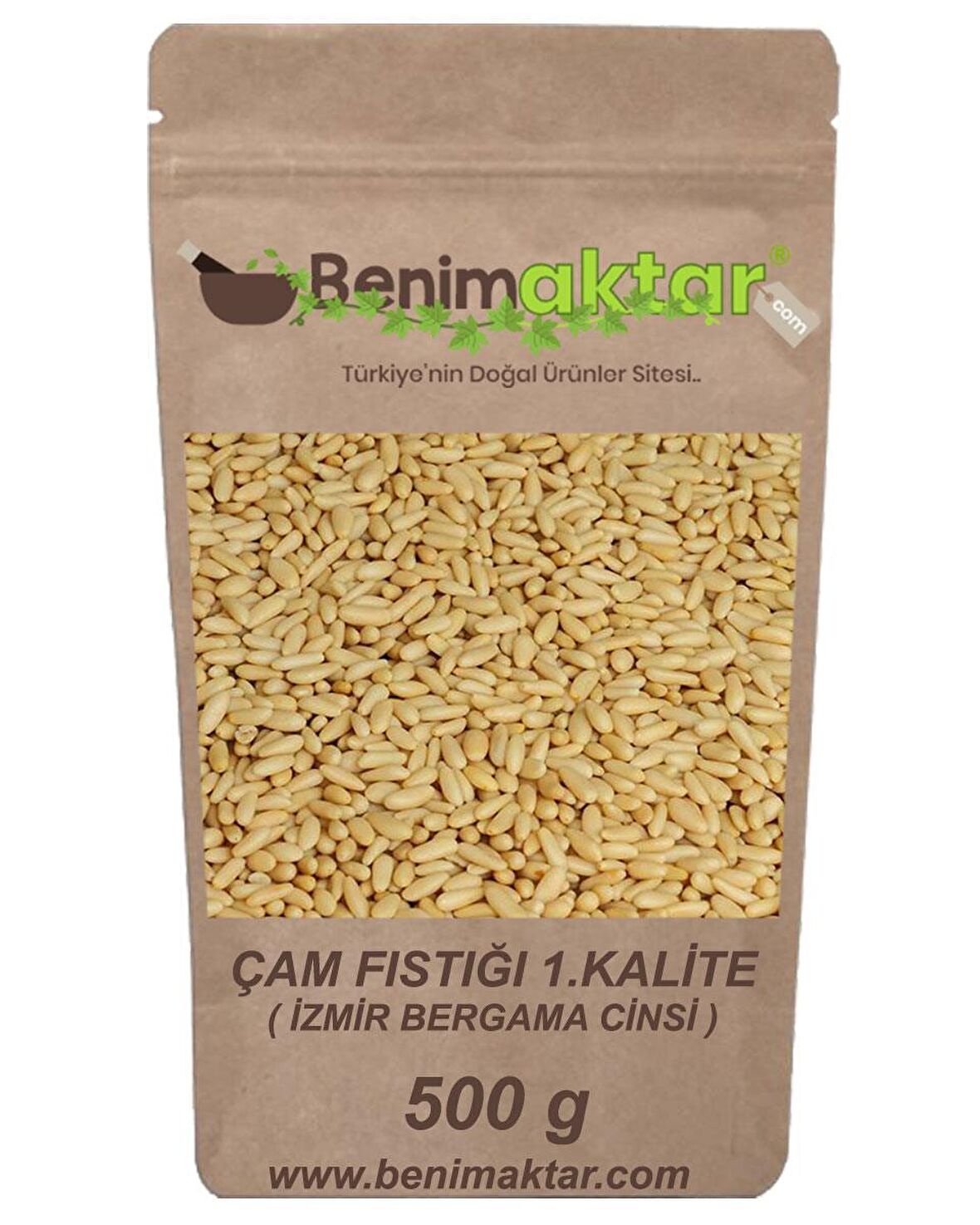 BenimAktar Çam Fıstığı Dolmalık İzmir Bergama 1.kalite 500 Gr