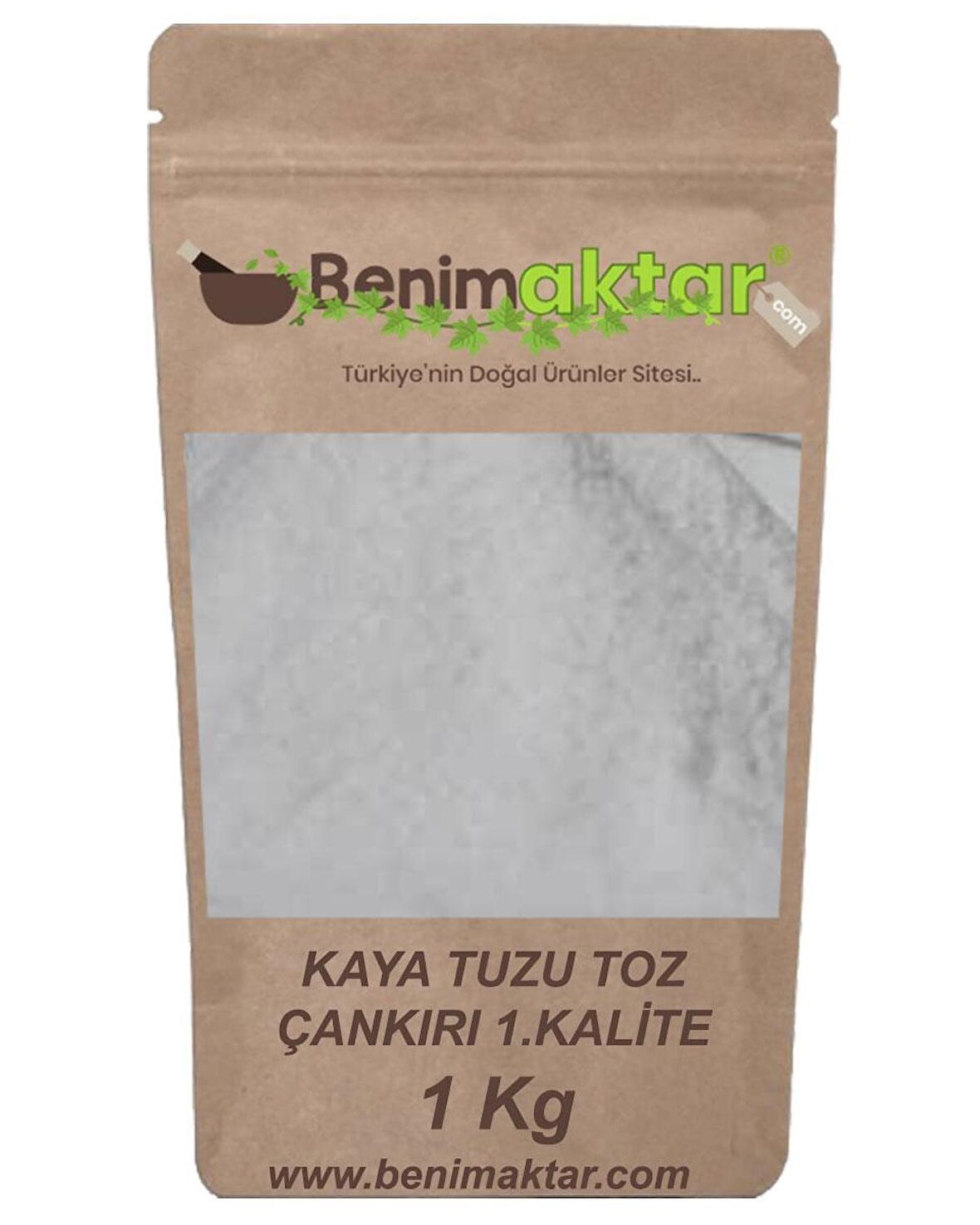 BenimAktar Çankırı Kaya Tuzu Toz 1 Kg