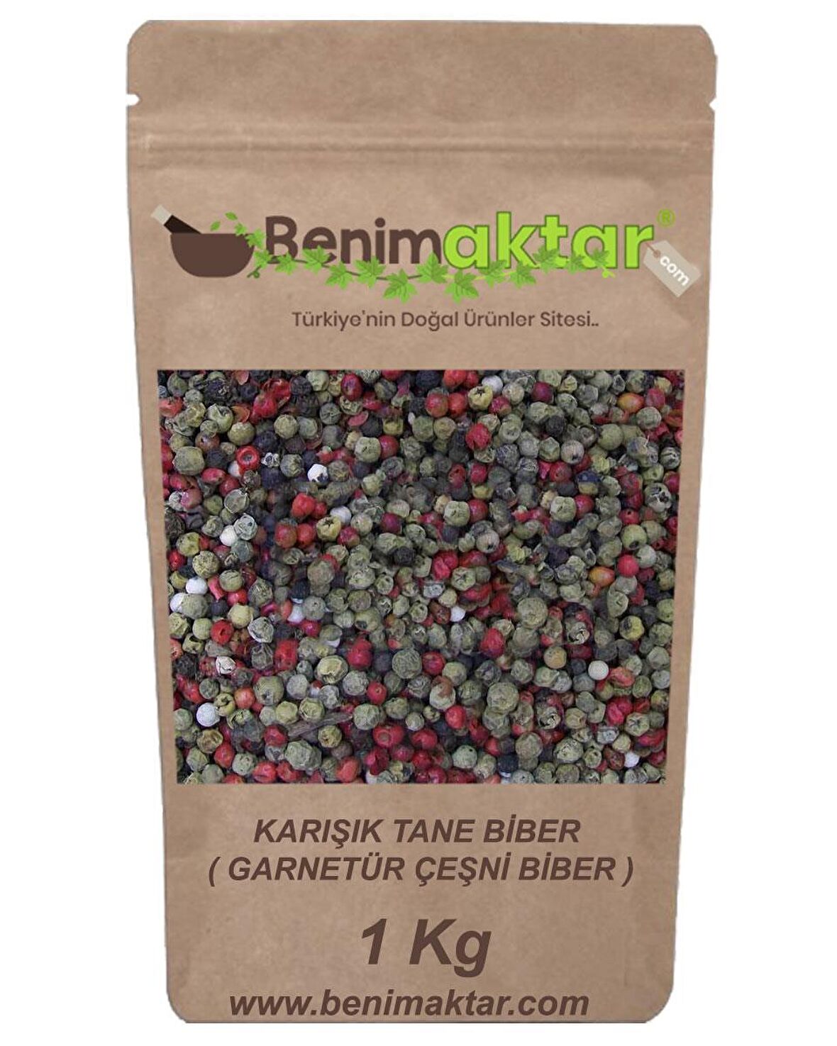 BenimAktar Karışık Tane Biber Dökme 1 Kg