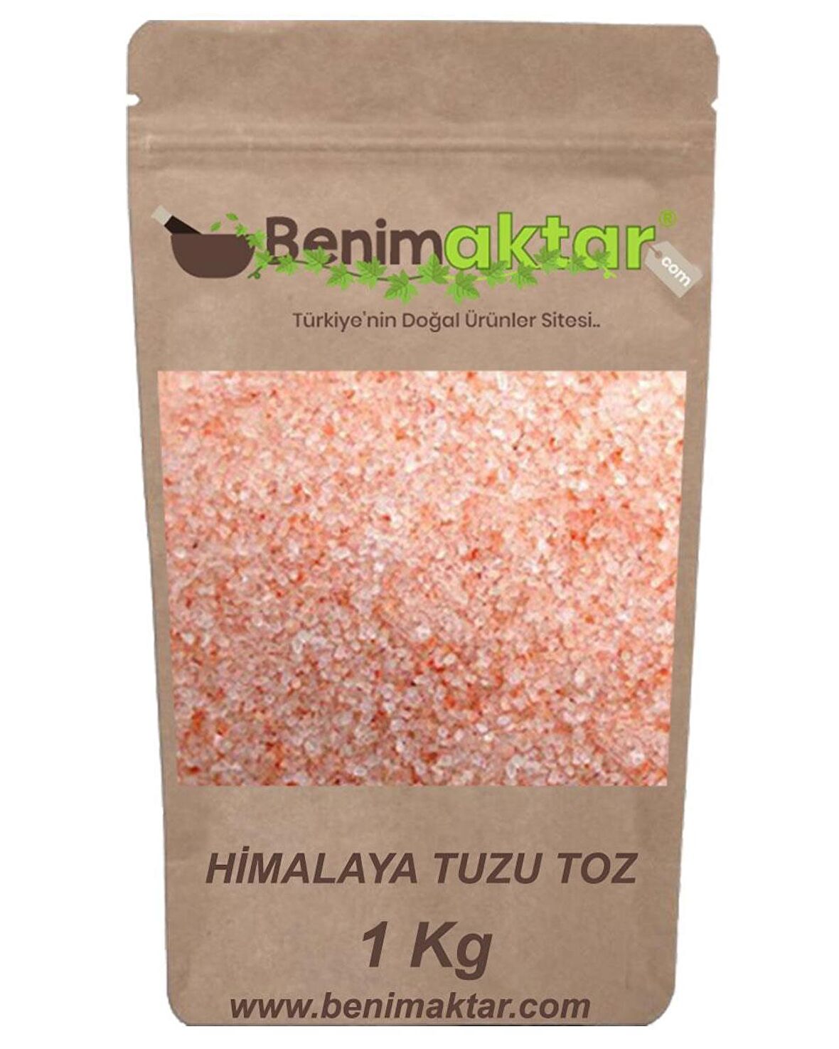 BenimAktar Gerçek Himalaya Tuzu Toz 1 Kg