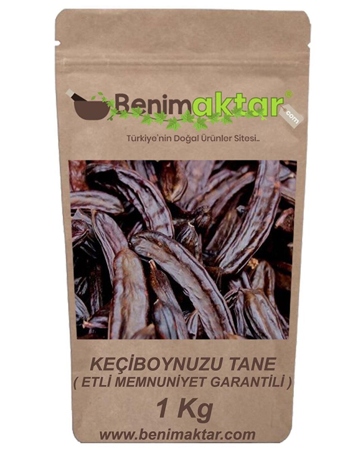 BenimAktar Keçiboynuzu Harnup Etli Tane Yeni Mahsül Memnuniyet Garantili 1 Kg