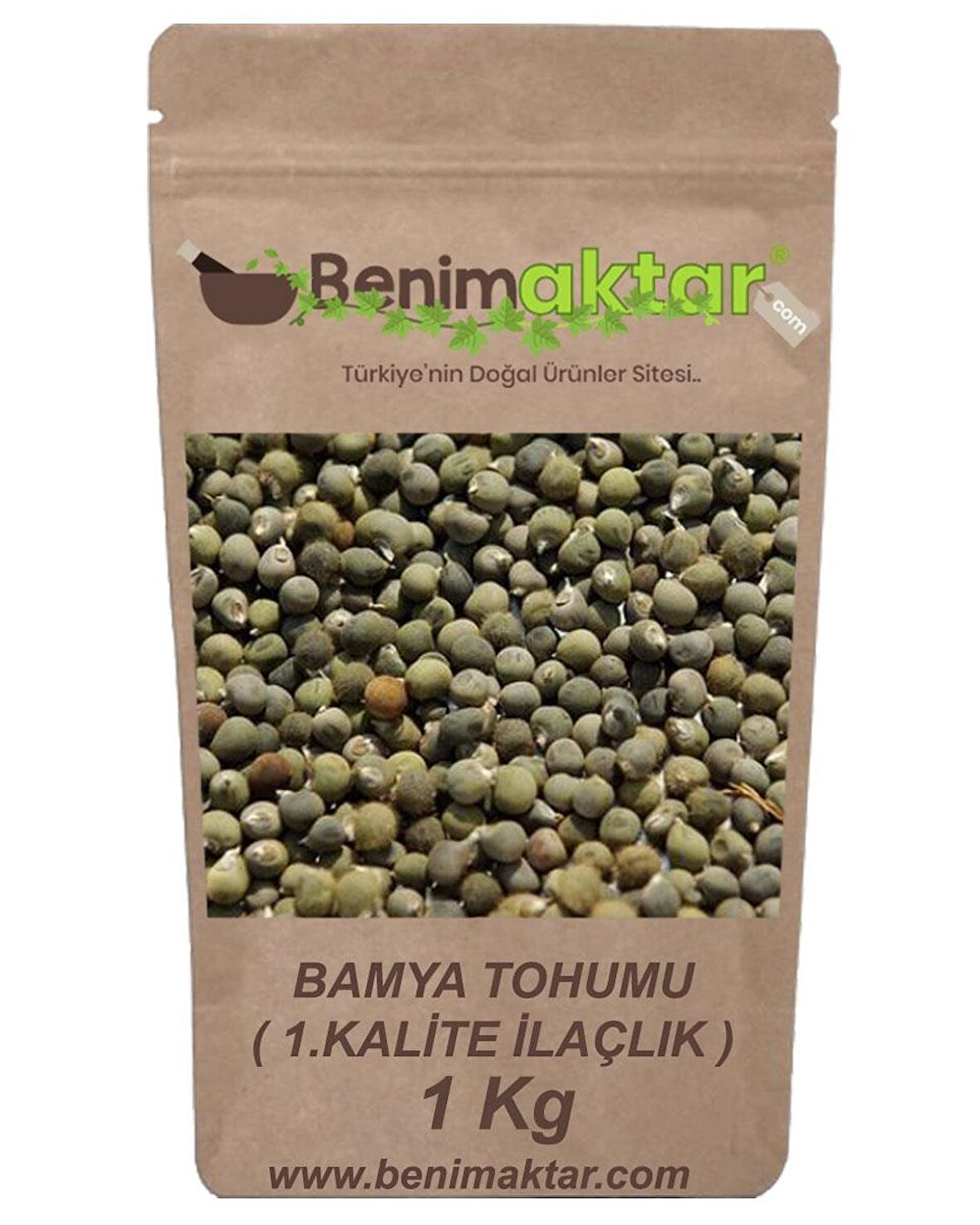 BenimAktar İlaçlık Bamya Tohumu 1 Kg