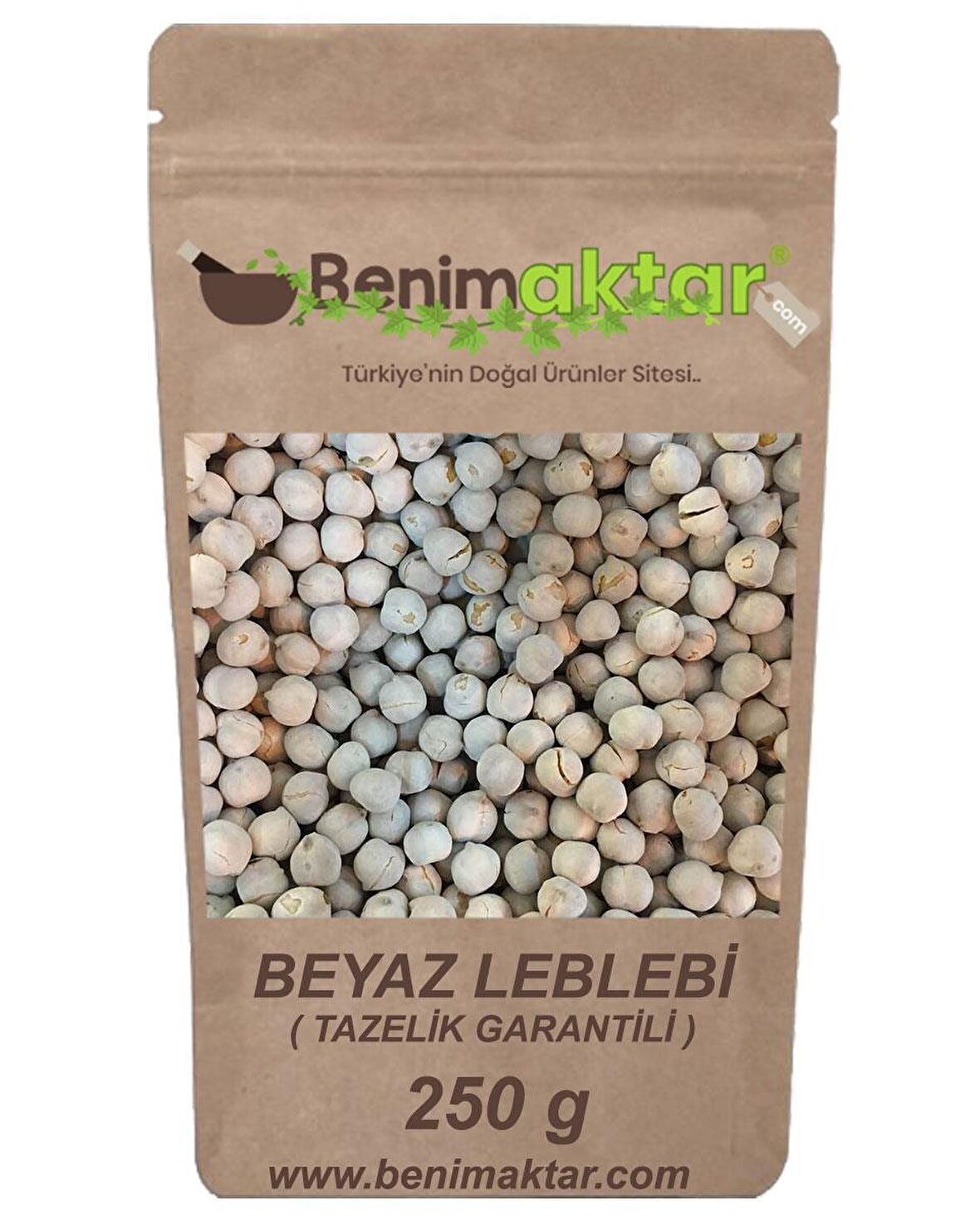 BenimAktar Beyaz Leblebi Tazelik Garantili 250 Gr