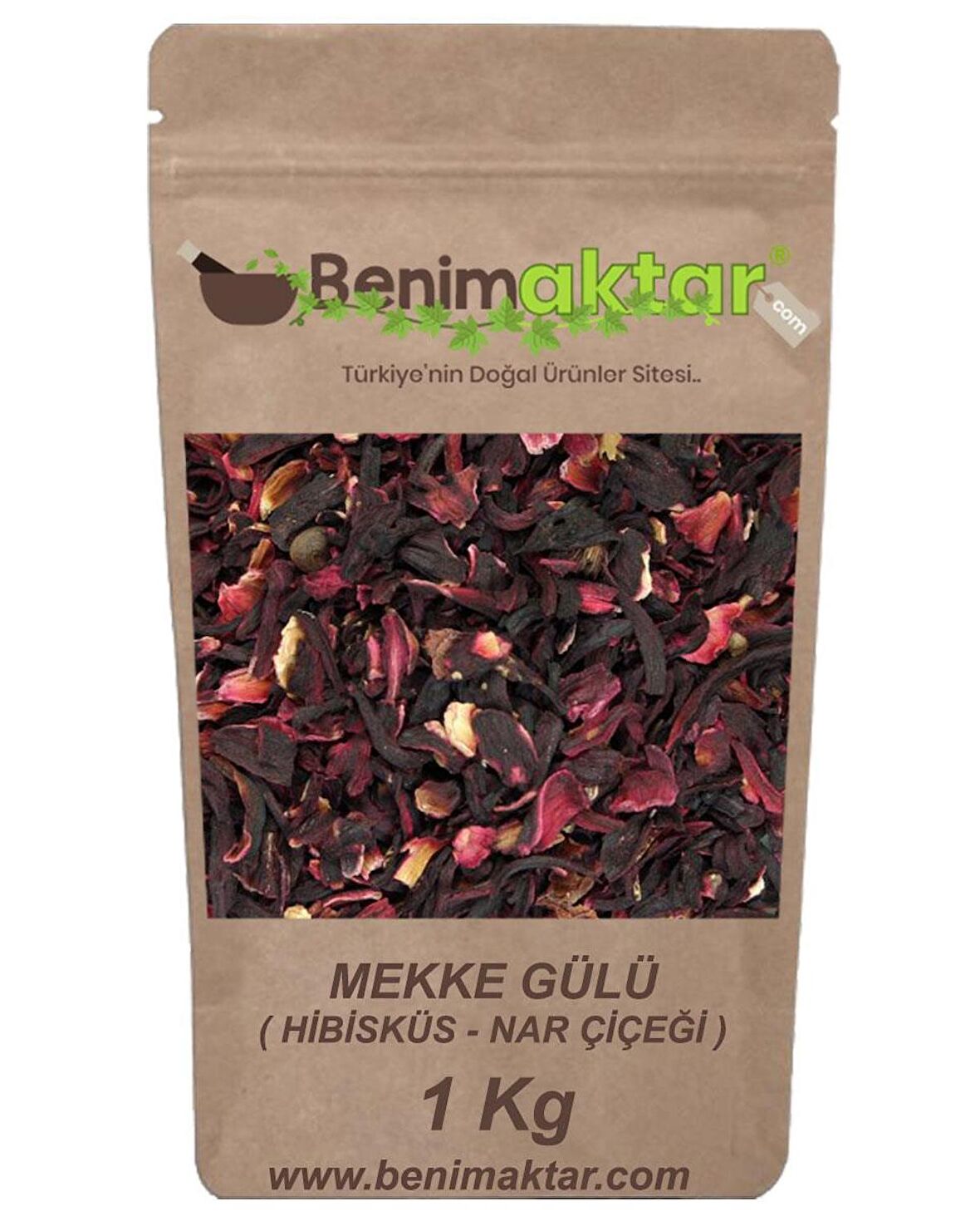 BenimAktar Mekke Gülü Hibisküs Nar Çiçeği 1 Kg