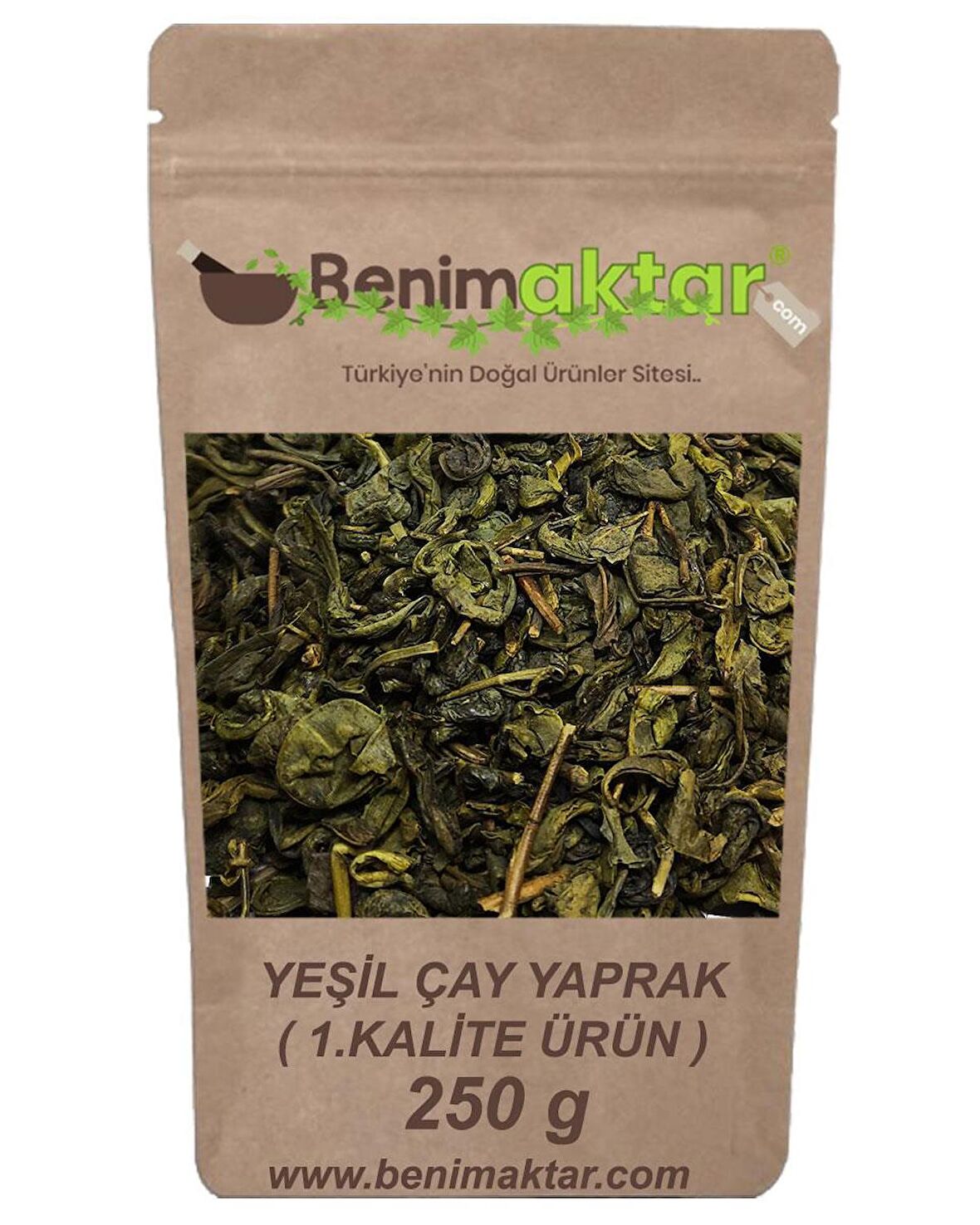 BenimAktar Yeşil Çay 1.Kalite Yaprak 250 Gr