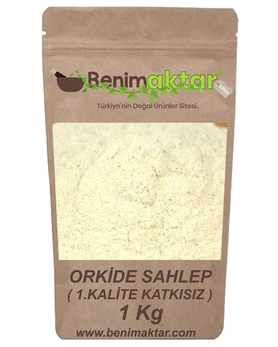 BenimAktar Toz Gerçek Salep Sahlep 1.Kalite 1 Kg