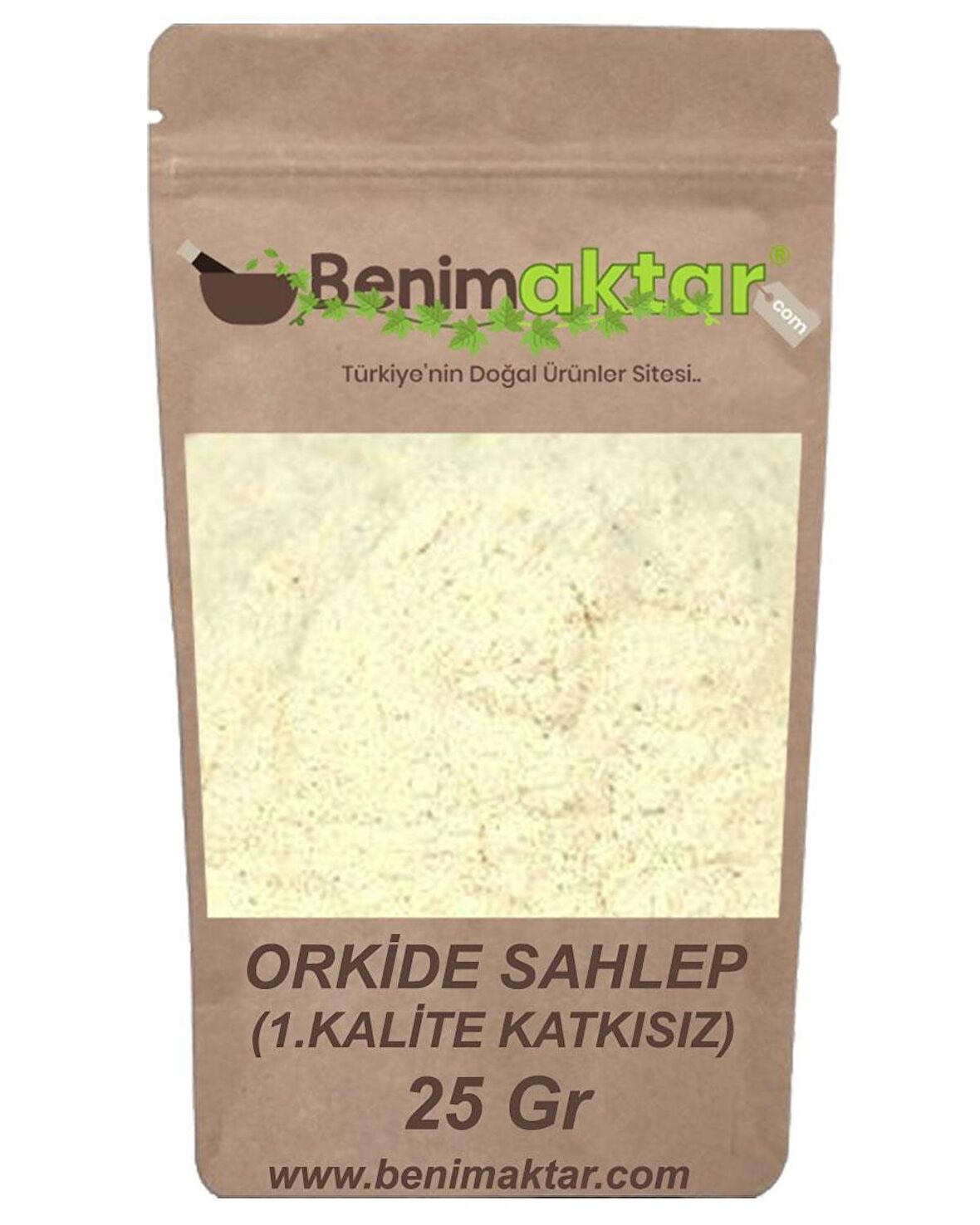 BenimAktar Toz Gerçek Salep Sahlep 1.Kalite 25 Gr