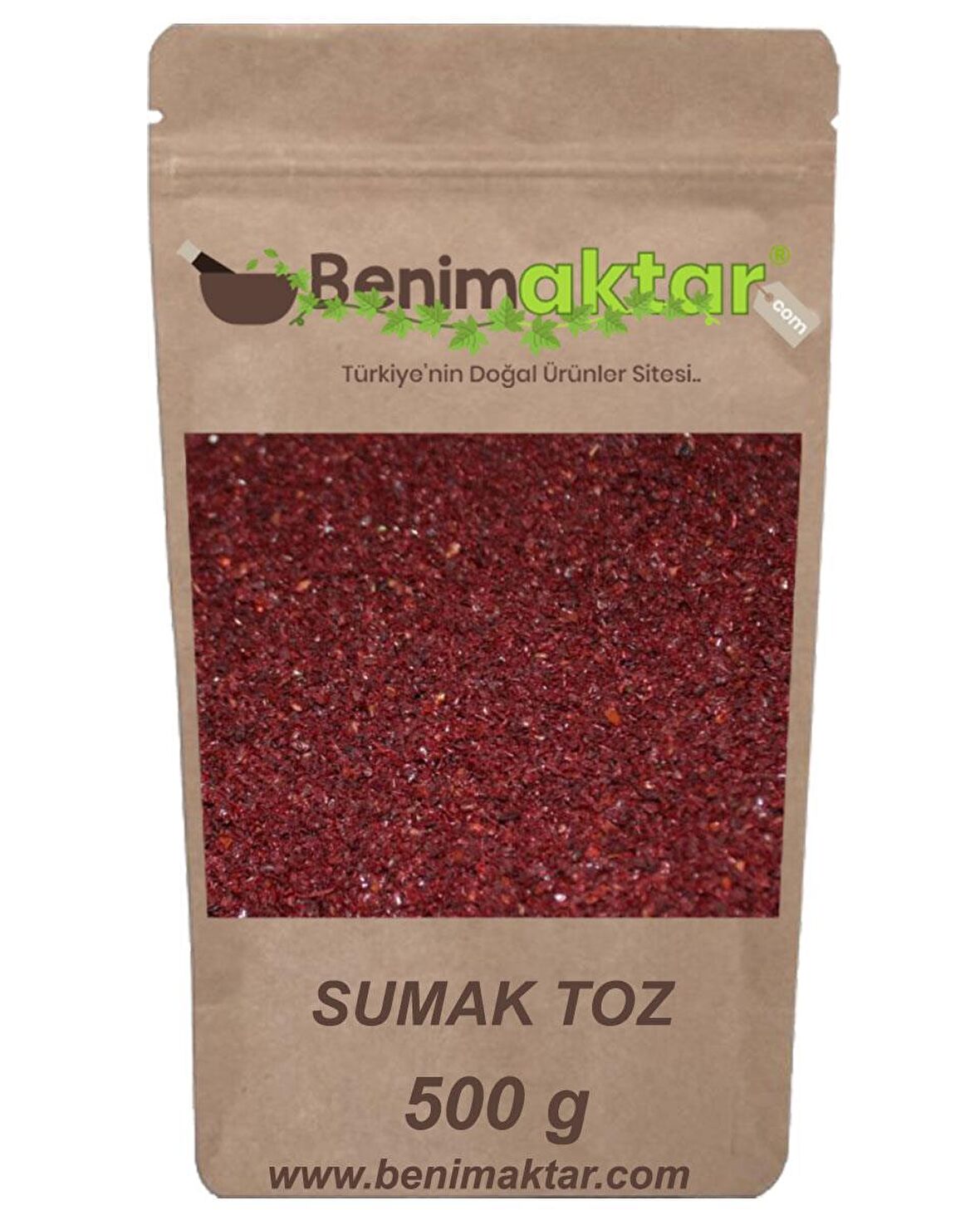 BenimAktar Gerçek Maraş Toz Sumak 1.Kalite 500 Gr