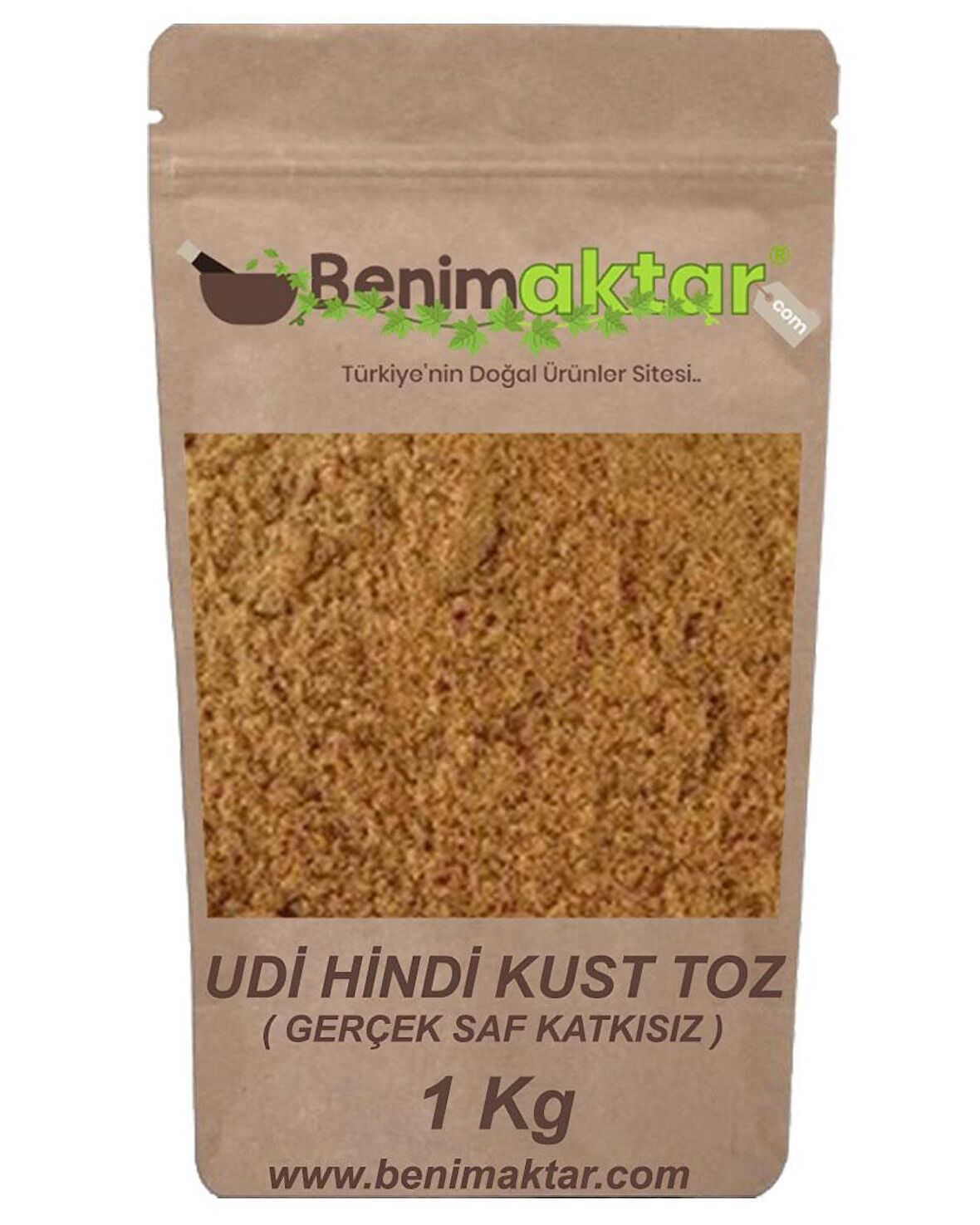 BenimAktar Udi Hindi Kust-i Bahri Tozu Saf 1 Kg