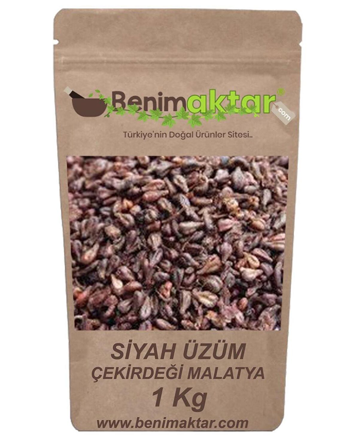BenimAktar Siyah Üzüm Çekirdeği 1 Kg