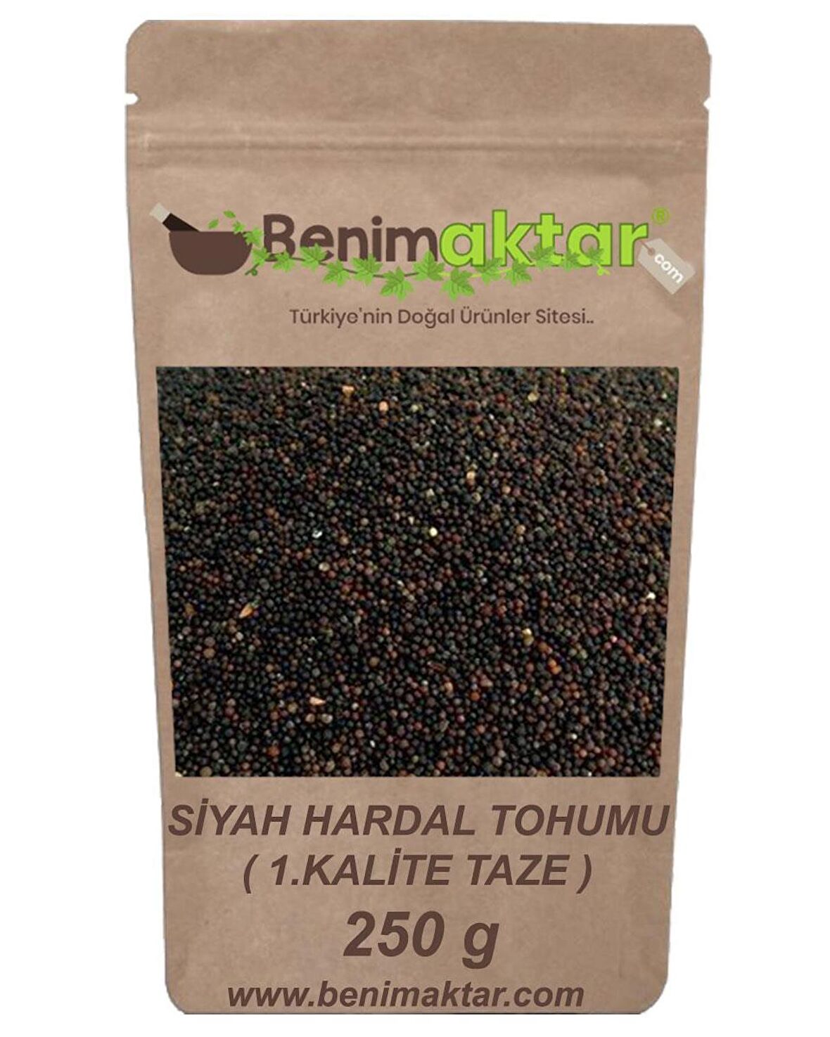 BenimAktar Hardal Tohumu Siyah Yeni Mahsül 250 Gr