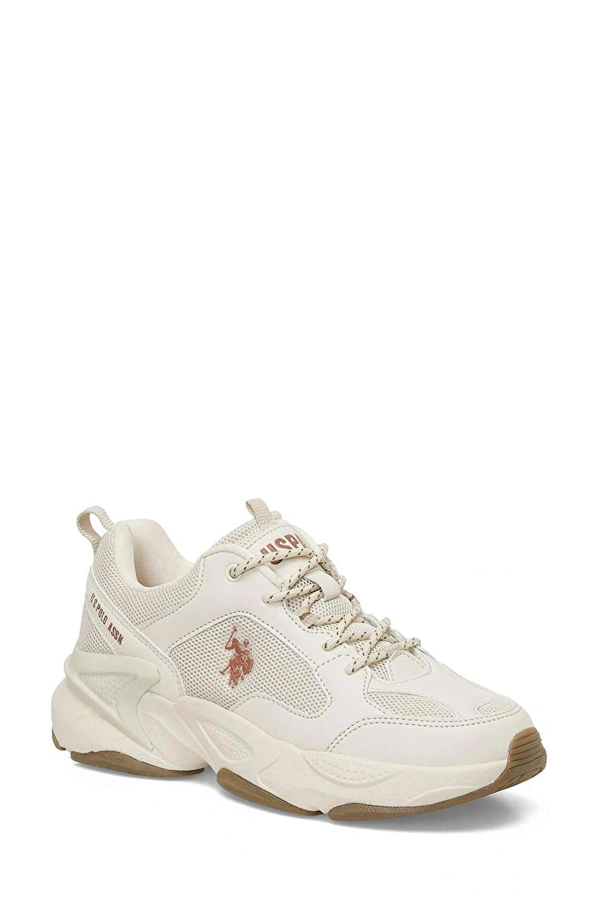 U.S. Polo Assn. MAYBE WMN 5FX BEJ Kadın Sneaker