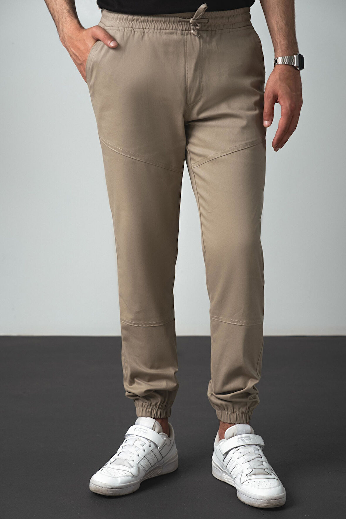 Jogger Pantolon Bel ve Paça Lastikli PNT2343