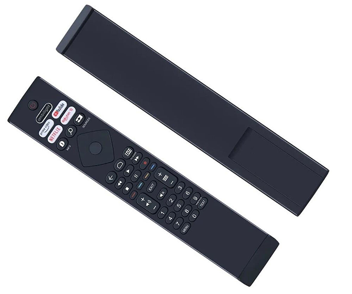 Philips 55PML9308/12 İle Uyumlu Android Tv Kumanda-Mikrofonsuz
