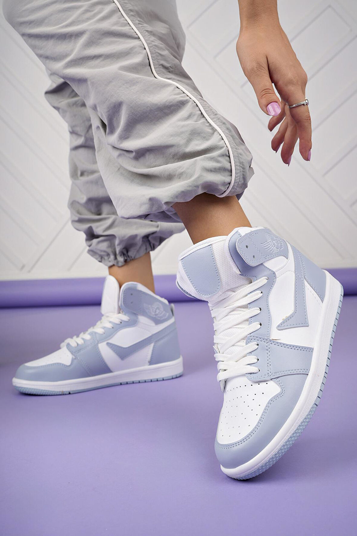 Unisex Rahat Kalıp Boğazlı Ortopedik Taban Sneakers