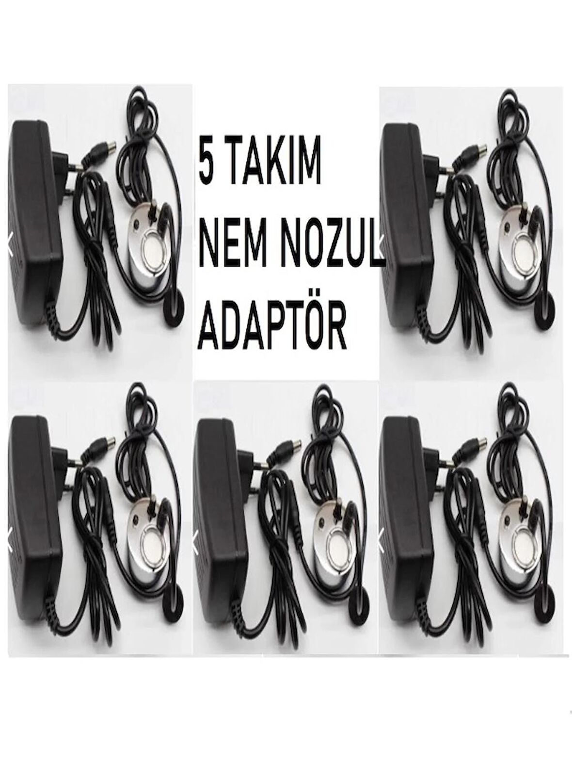 Nem Nozulu Kuluçka Makinası Tek Led (adaptör Dahil) 5 Takım