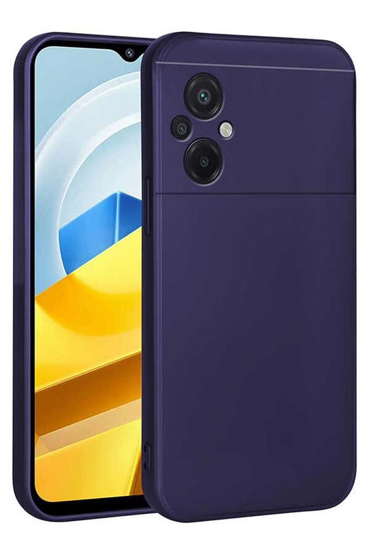 Xiaomi Poco M5 Kılıf Kamera Çıkıntılı Soft Silikon