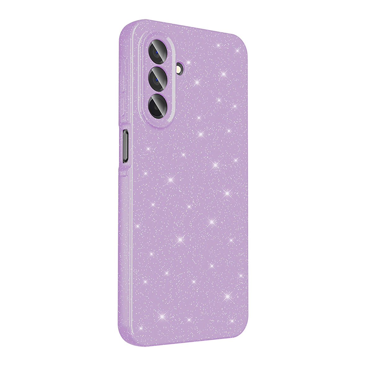 Galaxy A26 Kılıf Kamera Korumalı Simli Parıltılı Lüks Silikon
