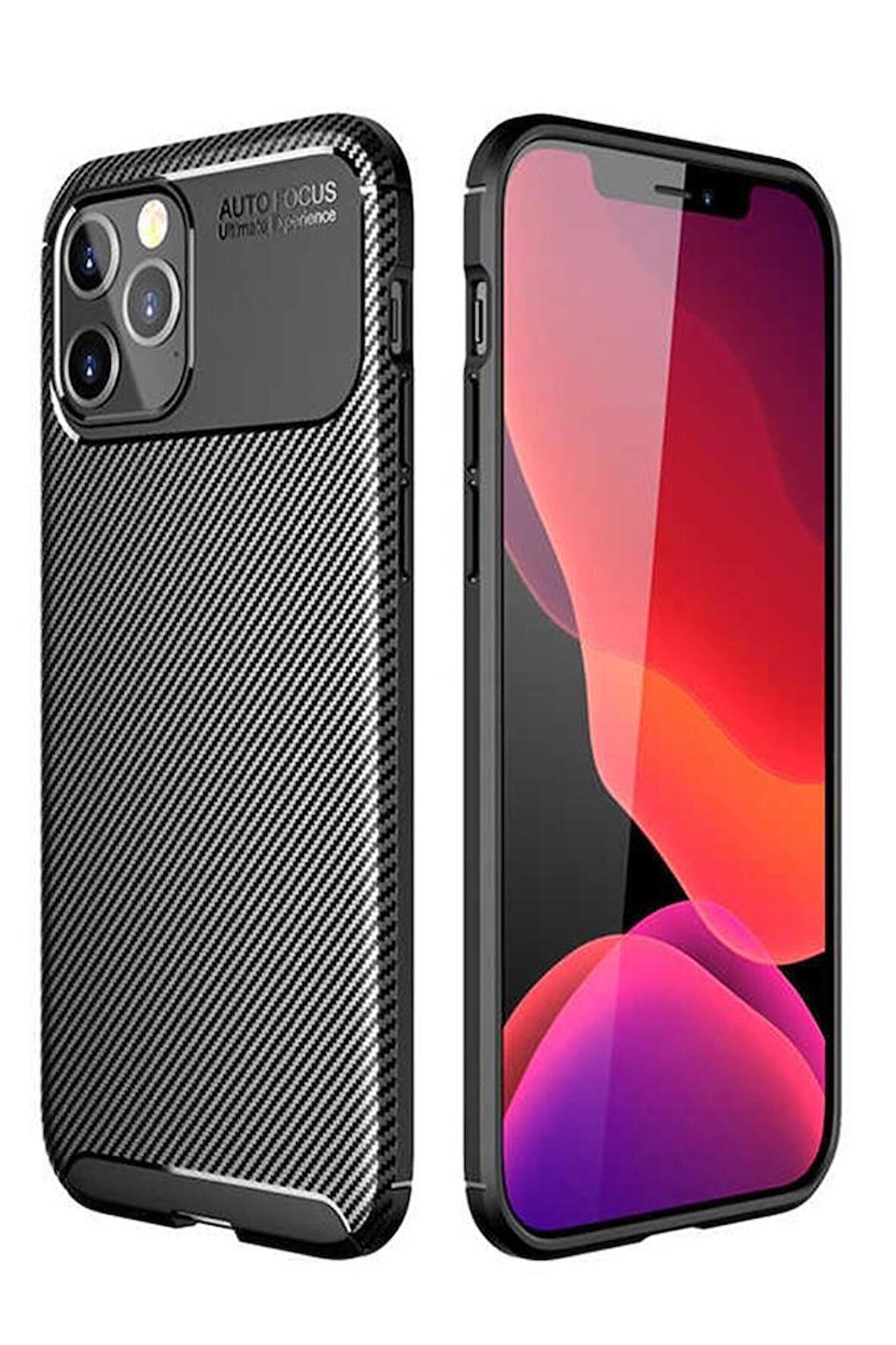 iPhone 12 Kılıf Elde Kaymayan Kamera Korumalı Silikon