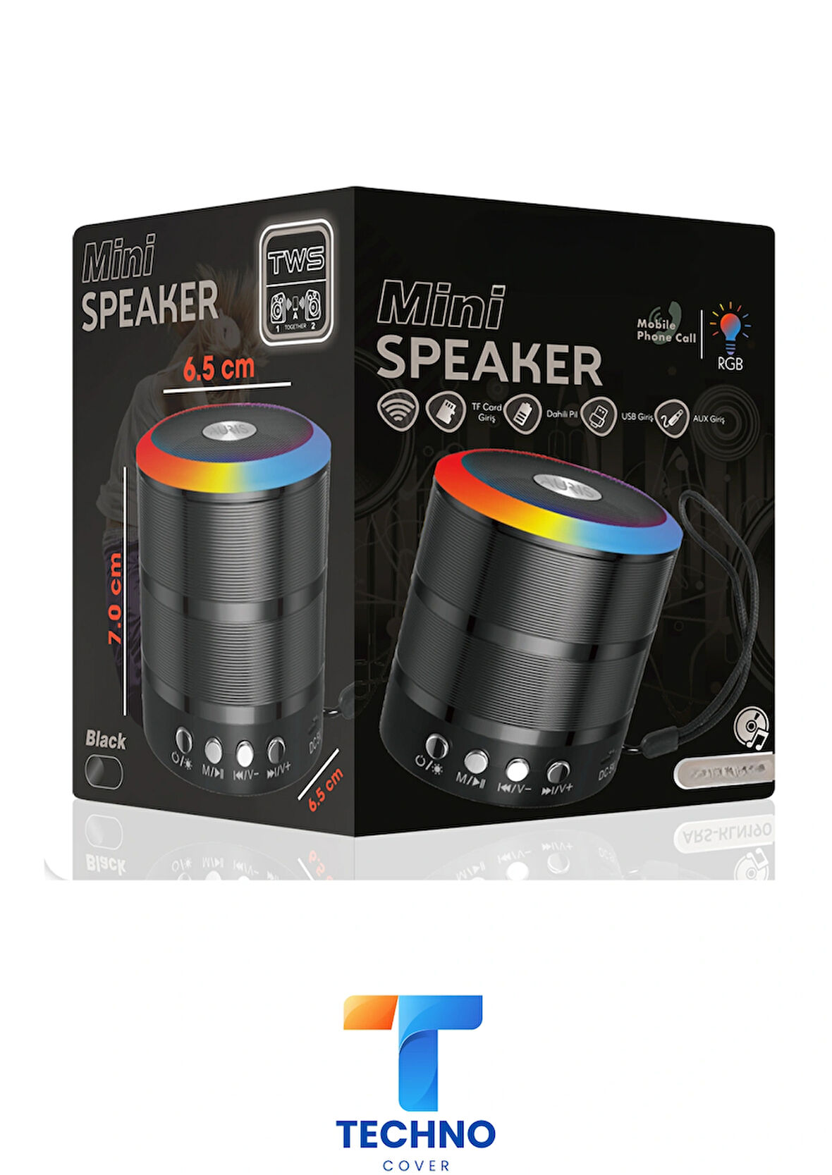 Bluetooth Özellikli Ses Bombası Mini Speaker (KLN-190)