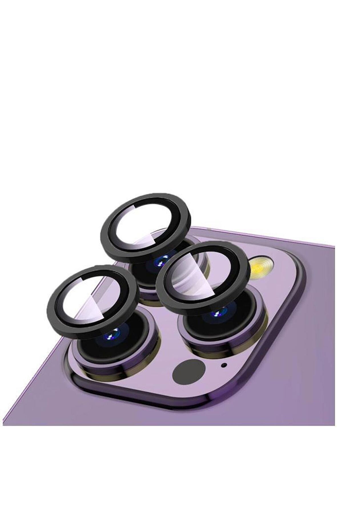 Musal Apple Uyumlu iPhone 13 Pro CL-12 Premium Safir Kamera Lens Koruyucu