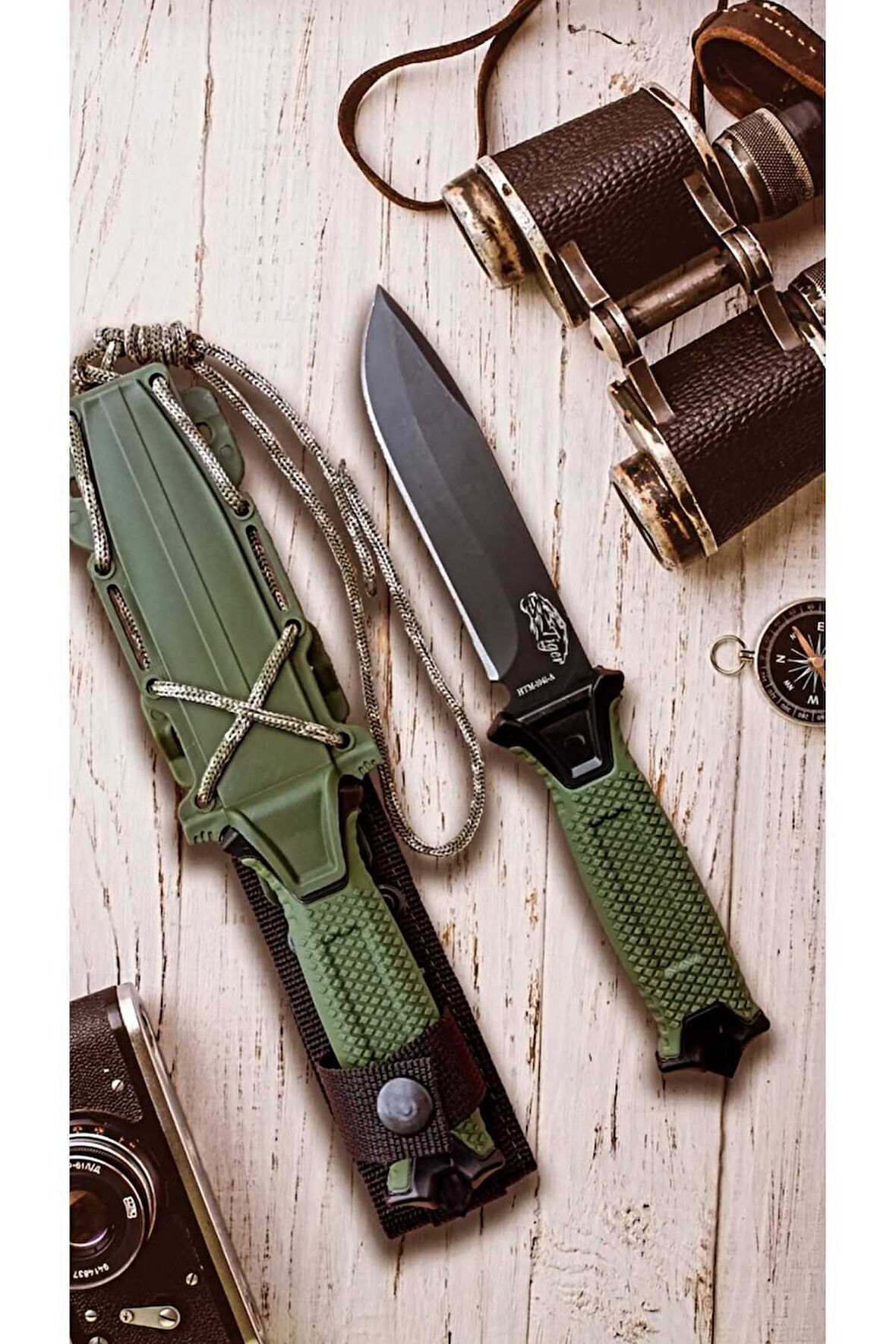 Tiger Haki Av Ve Kamp Bıçağı