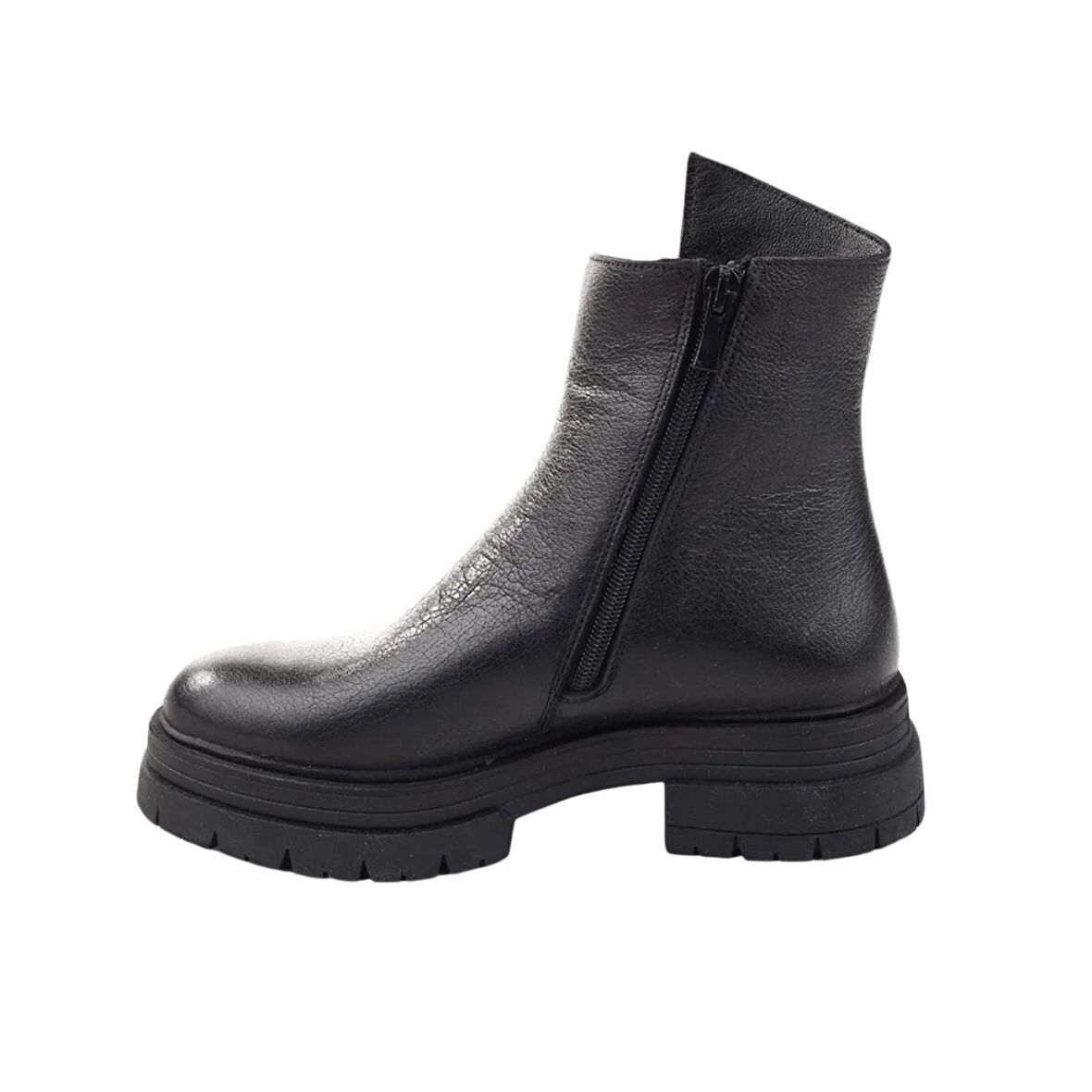 Castle Black 26255-1 Günlük Hakiki Deri Kadın Bot