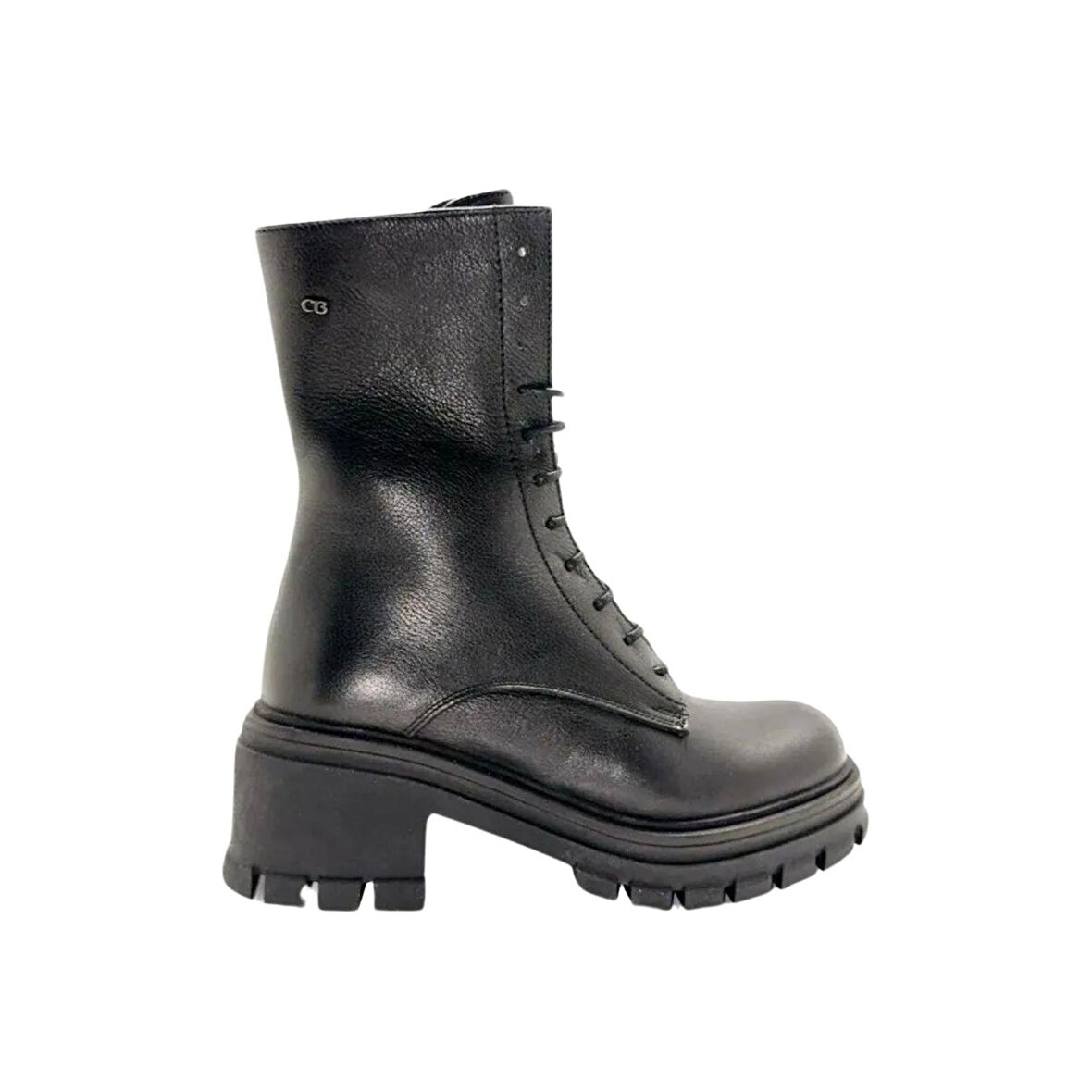 Castle Black 52671-1  Günlük Kadın Hakiki Deri Postal Bot