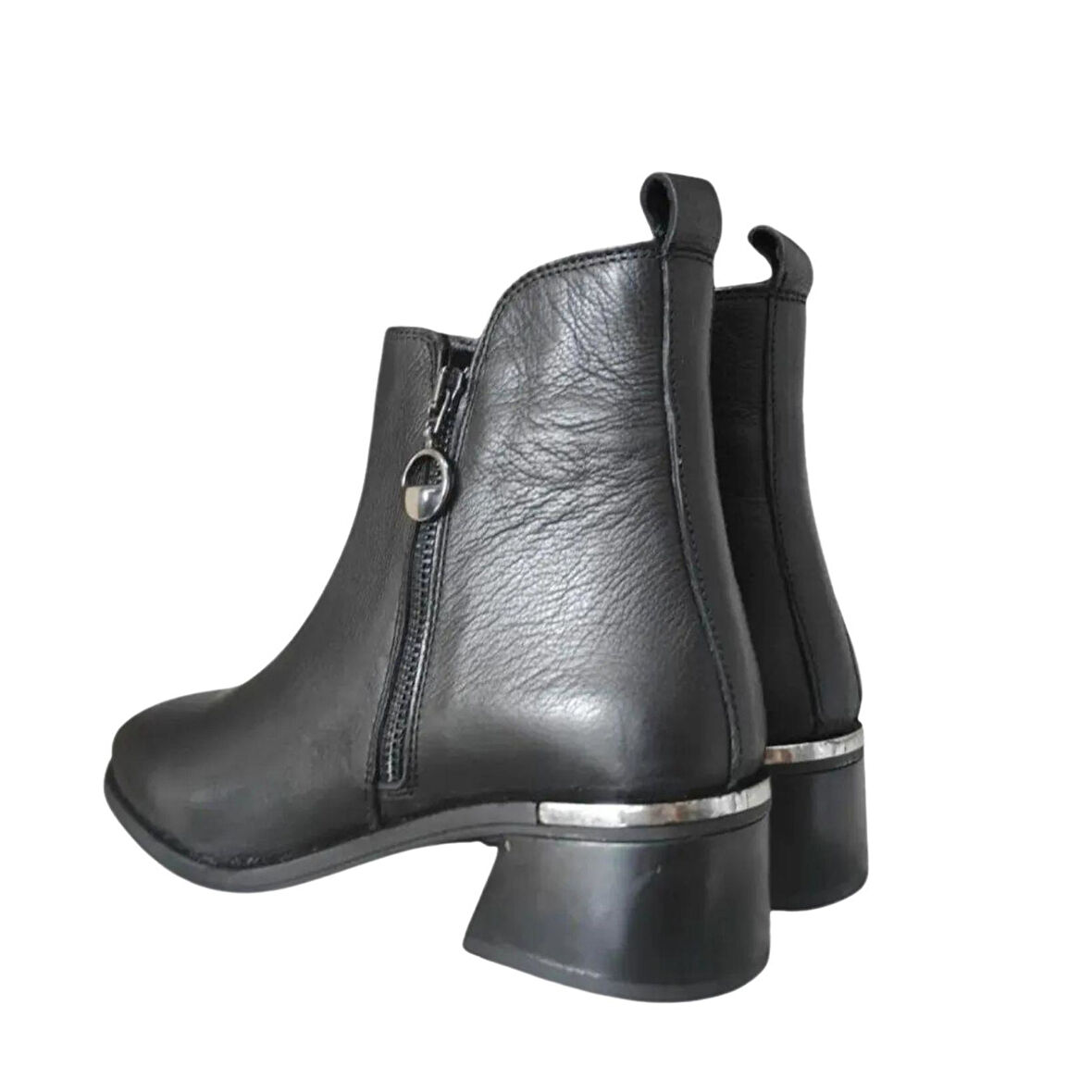 Castle Black 9780-1 Günlük Hakiki Deri Kadın Bot